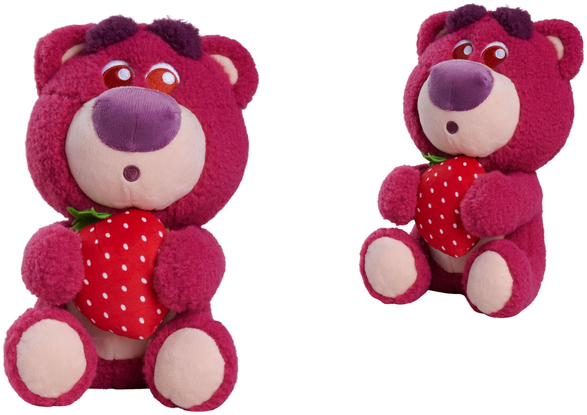 SIMBA Plüschfigur »Pixar Erdbeer Lotso, 25 cm« mit Erdbeerduft