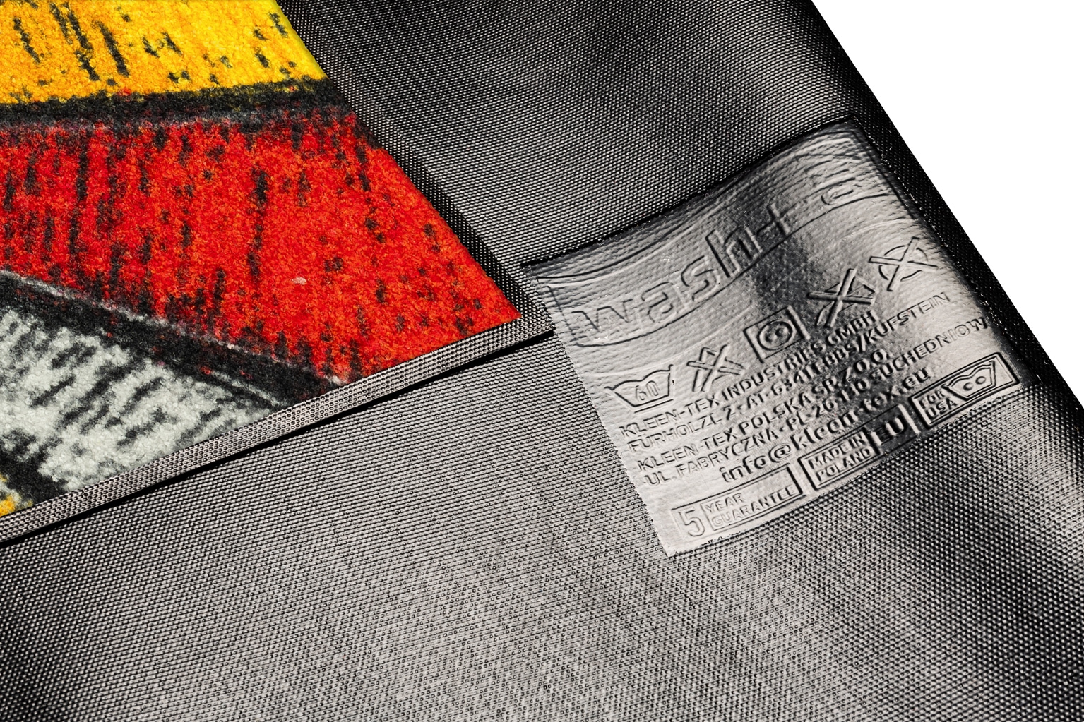 wash+dry by Kleen-Tex Fußmatte »Pop Art Heart« rechteckig 7 mm Höhe