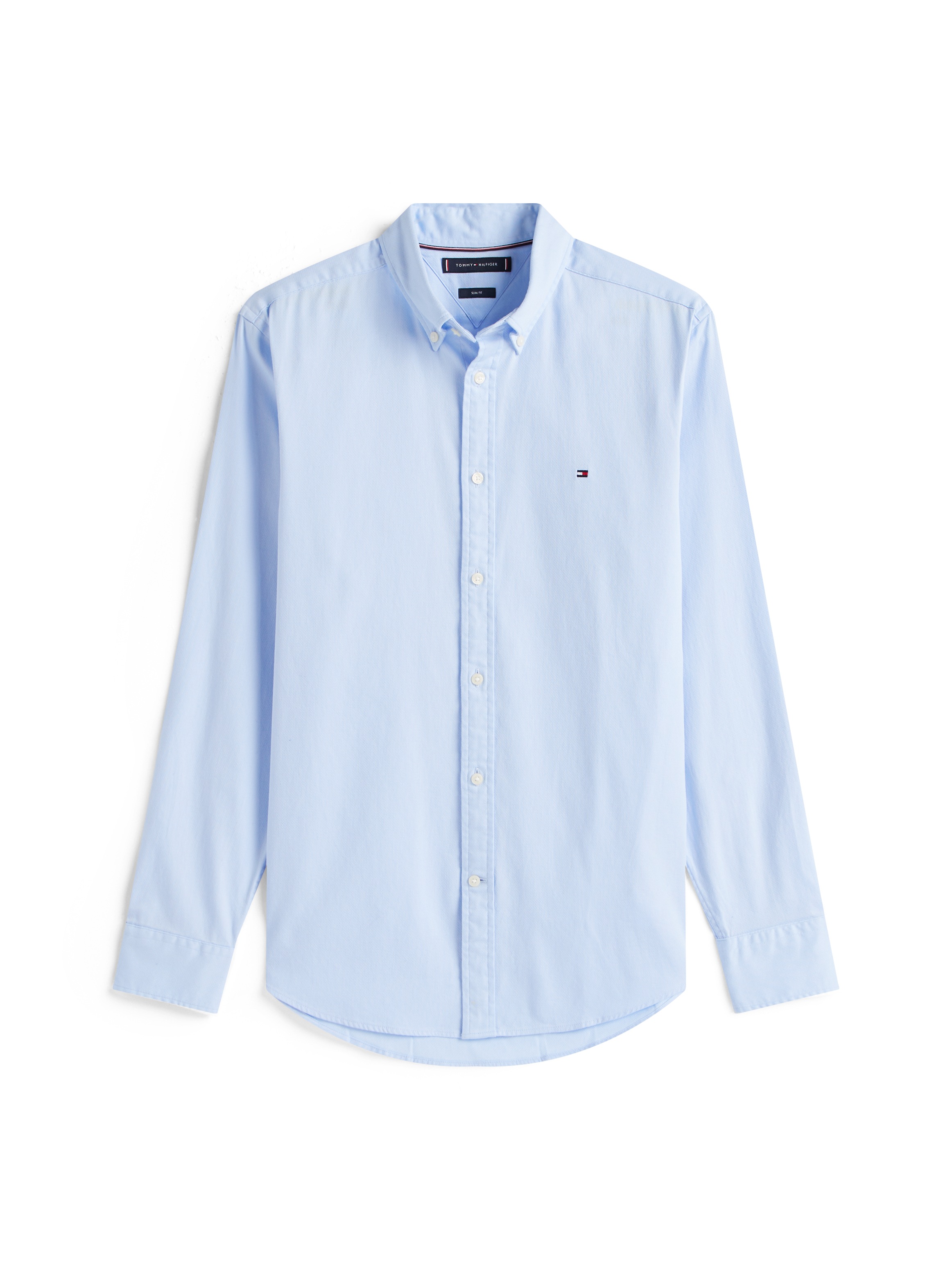 Tommy Hilfiger Langarmhemd »DOBBY«, Slim Fit, Button-down-Kragen