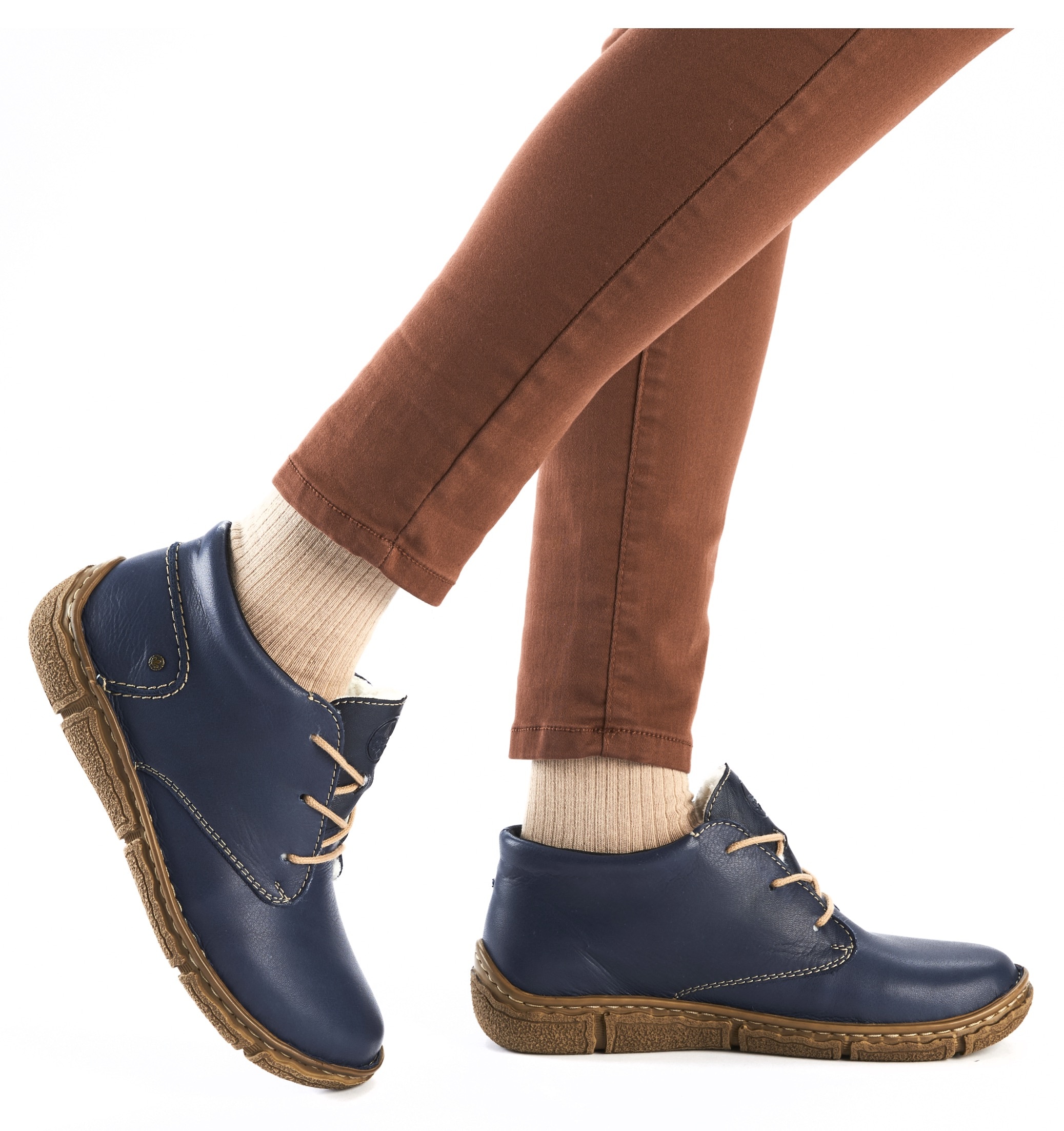 Rieker Winterboots, Schnürboots, Kurz-Stiefelette mit Schaftrandpolsterung