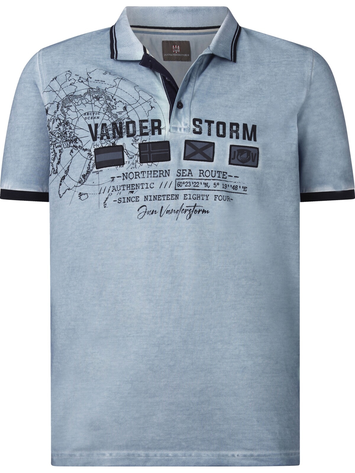 Jan Vanderstorm Poloshirt »Poloshirt ANTHONIS«
