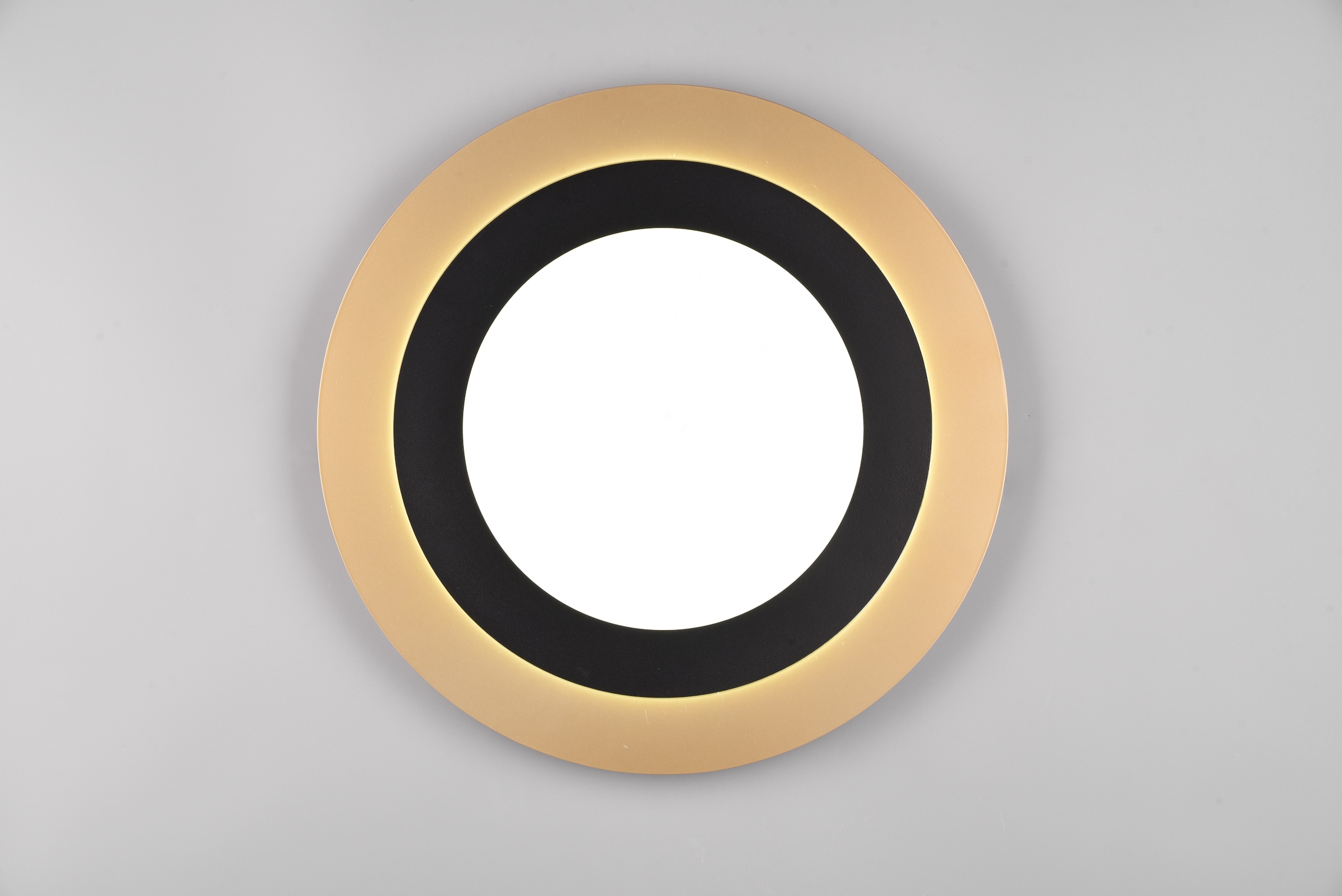 TRIO Leuchten LED Deckenleuchte »MORGAN, runde Deckenlampe Ø 45cm, dimmbar, CCT, Memoryfunktion, Timer« LED-Board 1 Stk. warmweiß - kaltweiß Nachtlicht, 42W 5600 Lumen, 2700-6500 Kelvin, inkl Fernbedienung