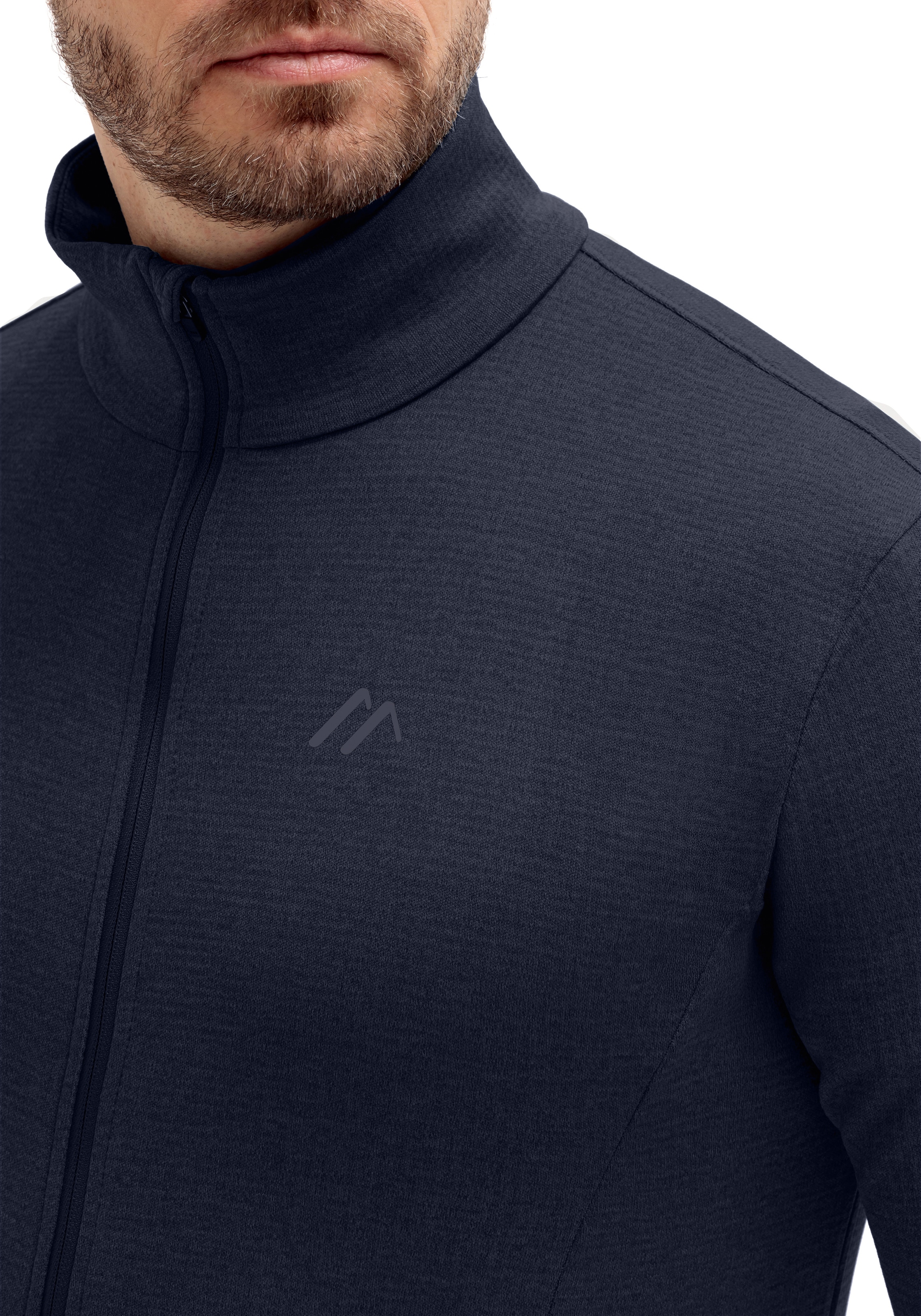 Maier Sports Fleecejacke »Sinaia M« Herren Midlayer, atmungsaktiv und schnelltrocknend, Slim Fit