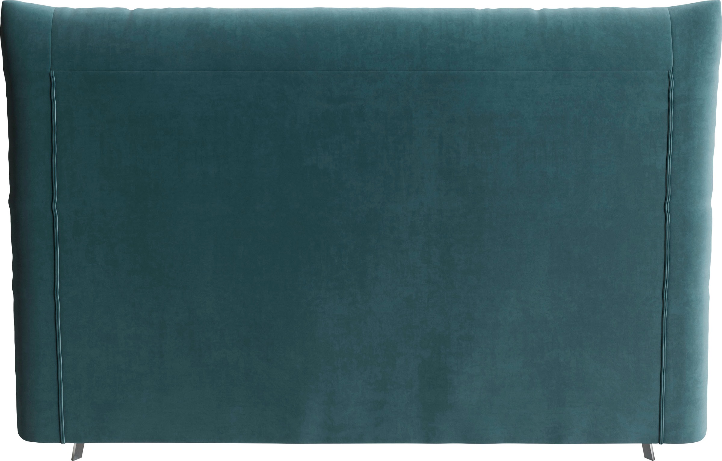 PLACES OF STYLE Polsterbett »Elloree, in 4 Breiten, hinten mit Originalstoff bezogen, auch in Leder« Kopfteilhöhe 143cm, belastbar bis 280 kg, auch in Überlänge 220cm