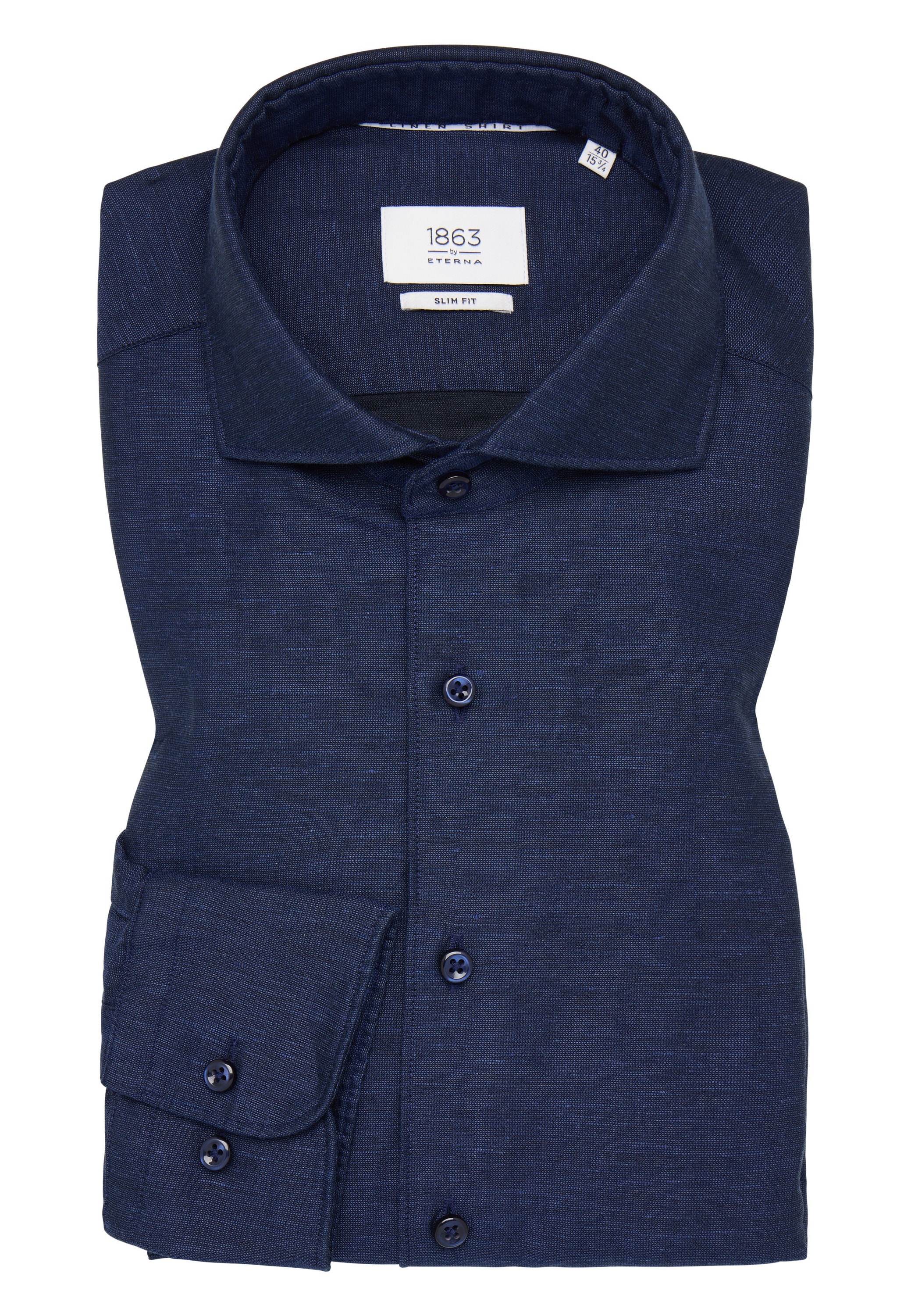 Eterna Langarmhemd »SLIM FIT«, EASY IRON (bügelleicht)