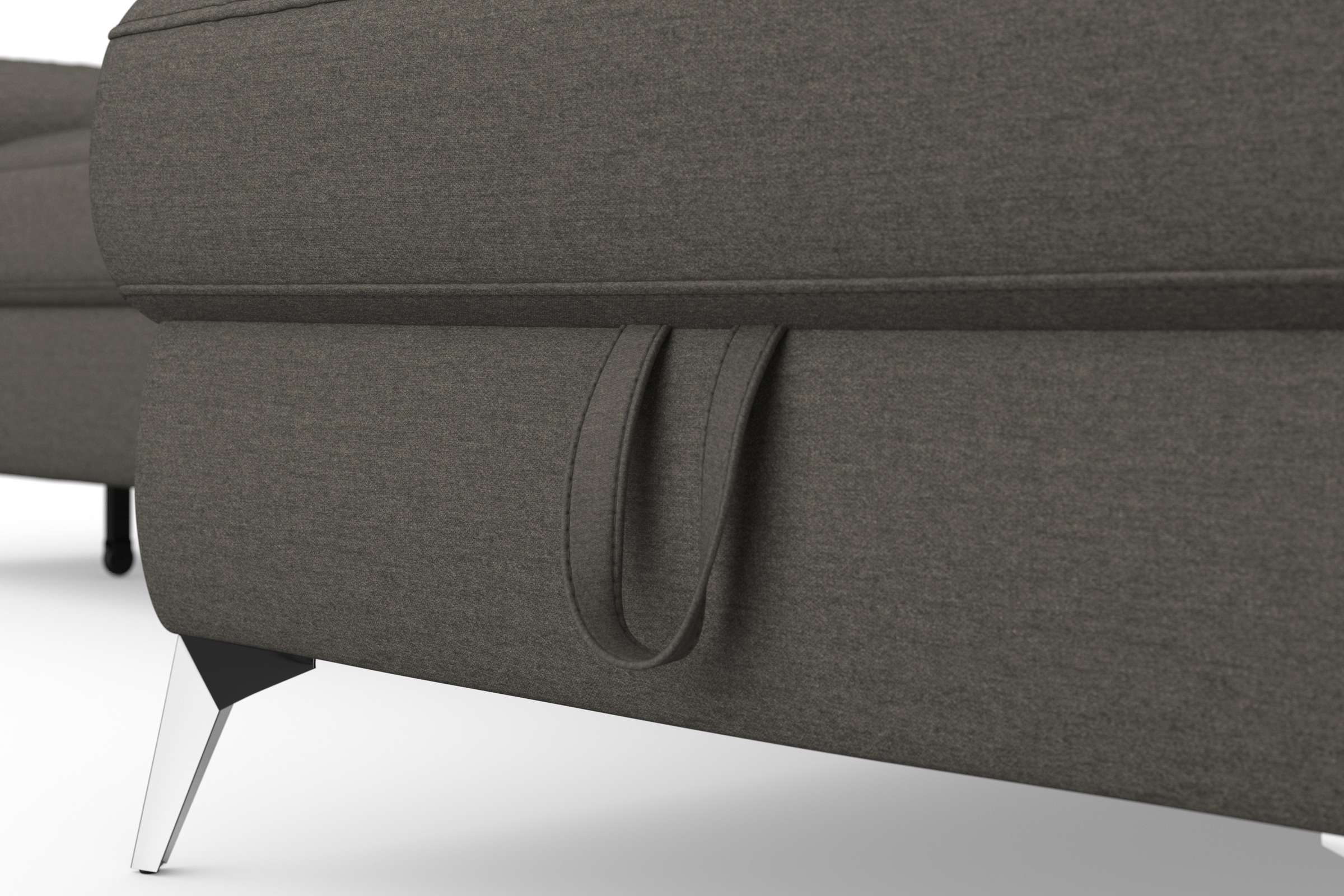 sit&more Ecksofa »Padua L-Form«, inklusive Sitztiefenverstellung, Armteilfunktion und Federkern