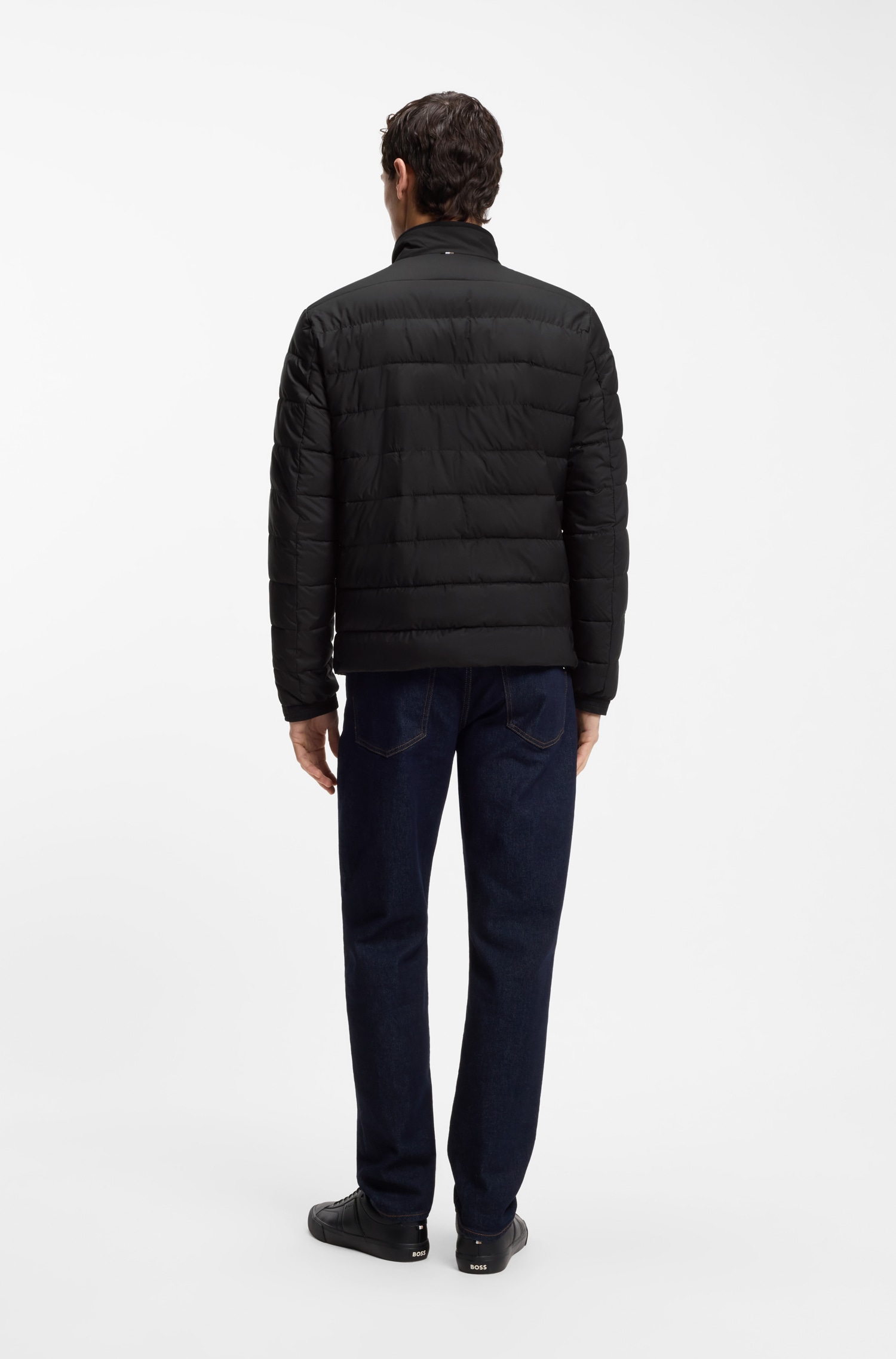BOSS Steppjacke »Cenitos Premium Menswear« mit Stehkragen, regular fit