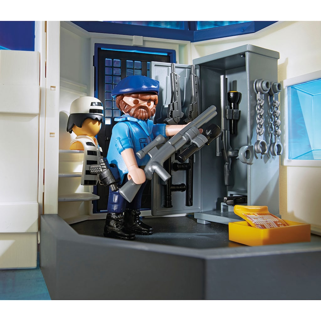 Playmobil® Konstruktions-Spielset »Polizei-Kommandozentrale mit Gefängnis (6872), City Action«, (256 St.)