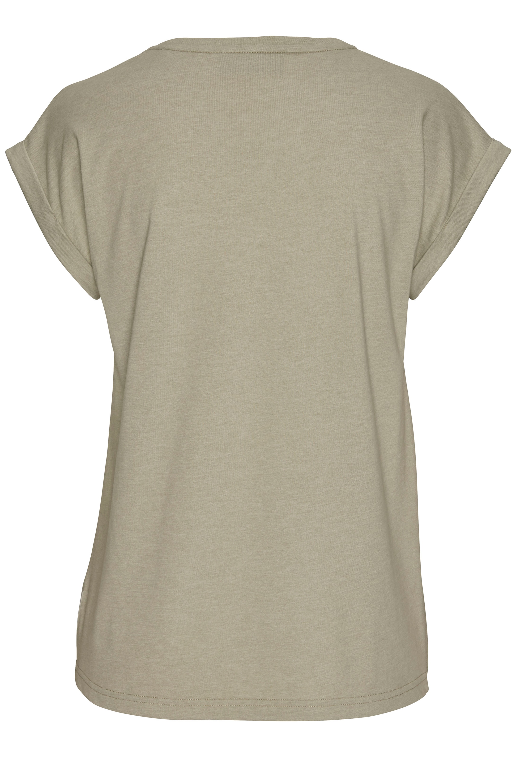 Elbsand T-Shirt »Eldis«, mit Logodruck, Kurzarmshirt aus Baumwoll-Mix, sportlich-casual