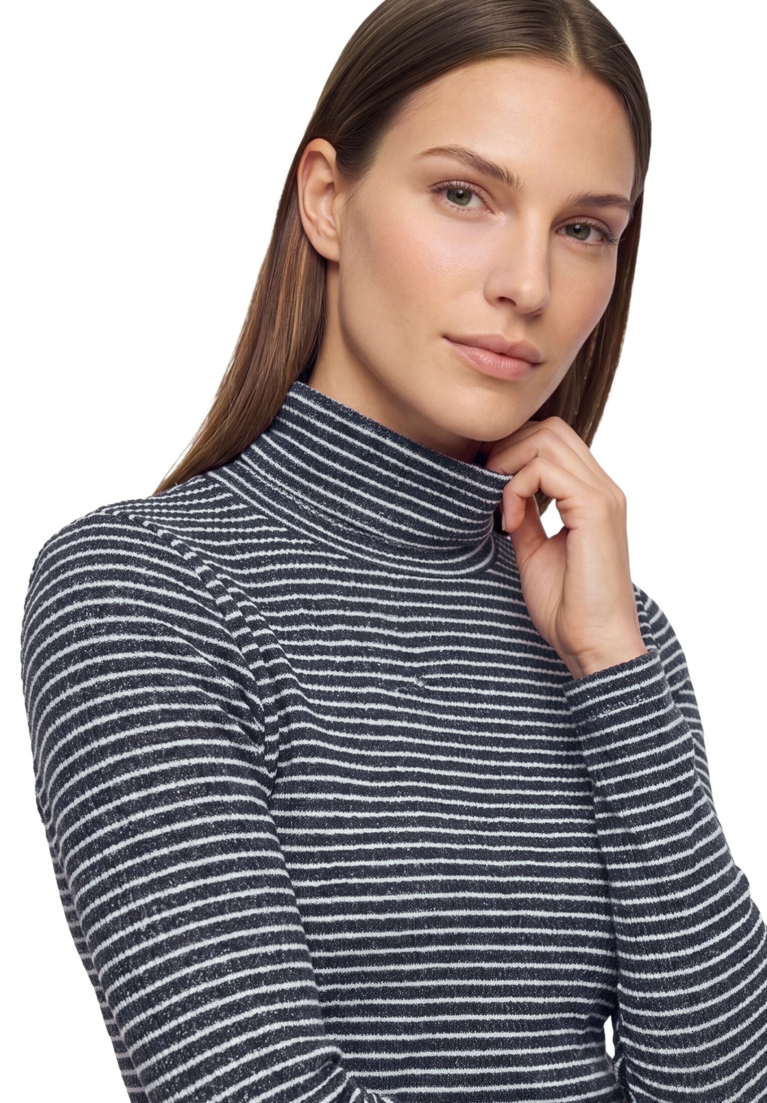 Betty Barclay Longsweatshirt »Rollkragenshirt langarm«
