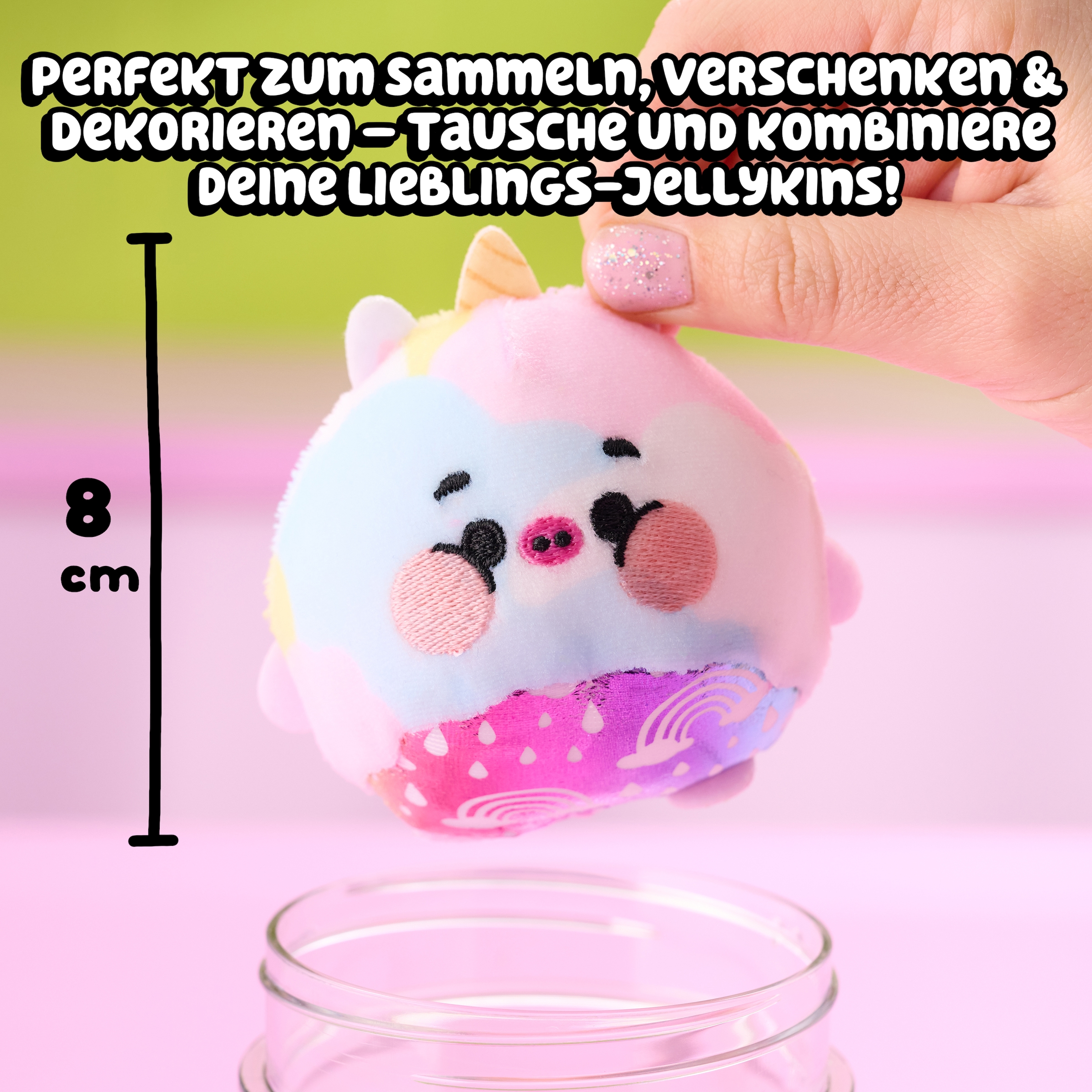 Spin Master Plüschfigur »Magic Jellykins - Magische Sammelplüschfreunde« aus dem Glas, die im Wasser erscheinen - Variante nicht wählbar