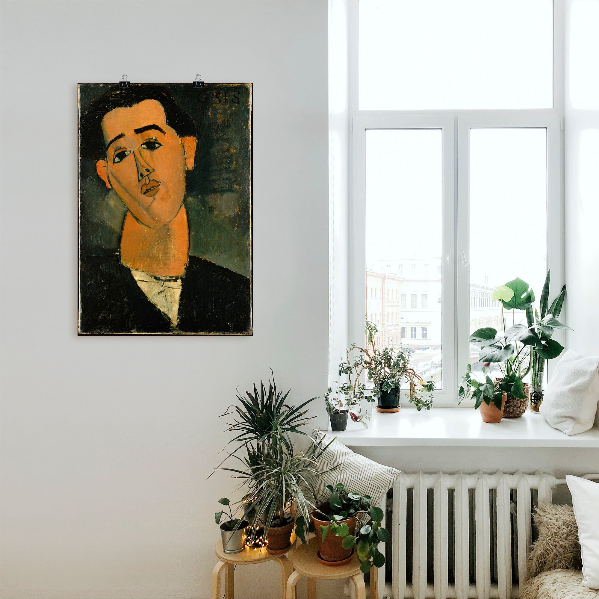 Artland Wandbild »Porträt von Juan Gris«, Historische Persönlichkeiten, (1 St.), als Alubild, Leinwandbild, Wandaufkleber oder Poster in versch. Größen