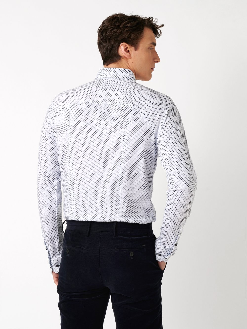 DESOTO Langarmhemd »Jersey Casual Kent«