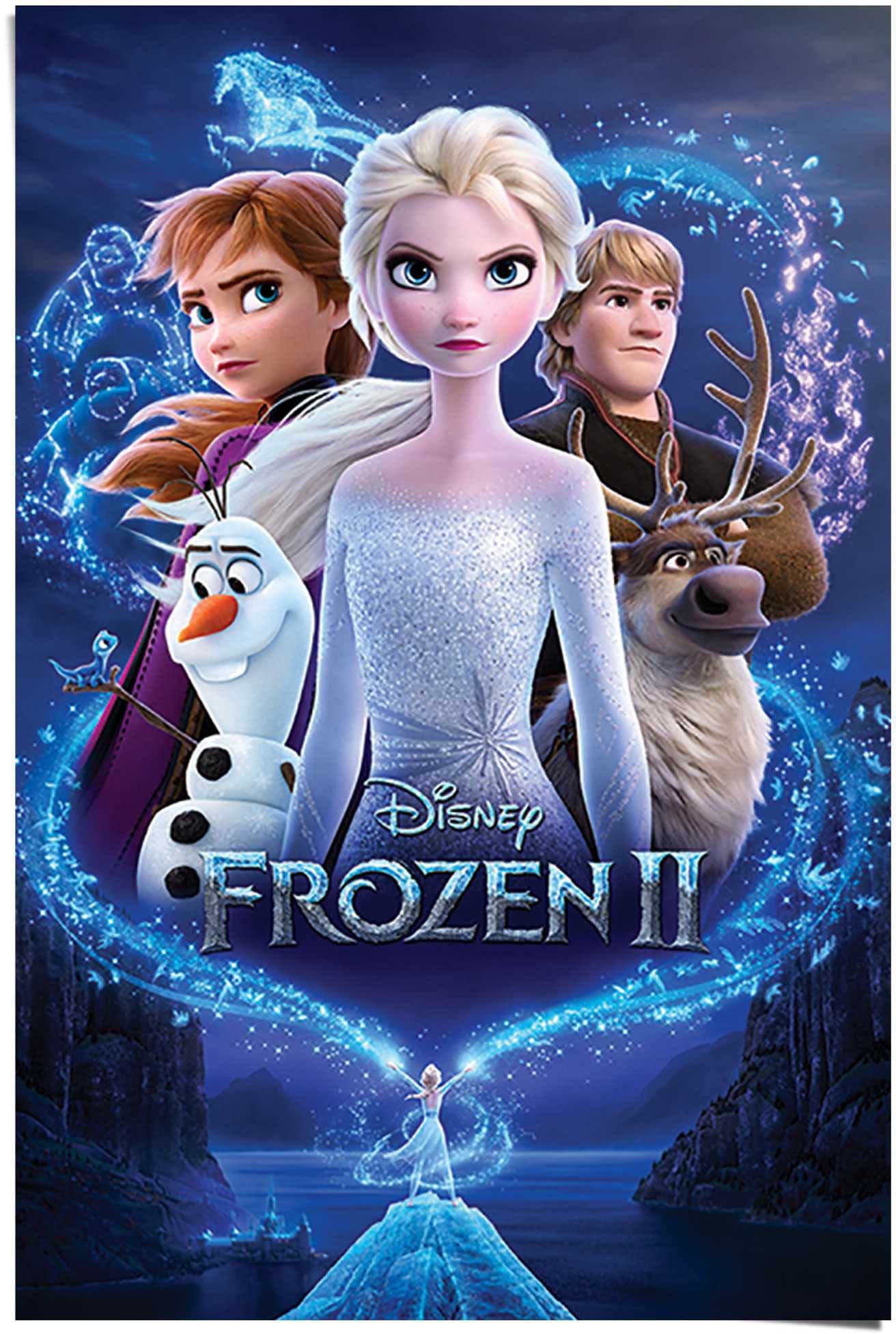 Poster »Frozen 2 Filmplakat - Disney - Elsa - Anna«, (1 St.)