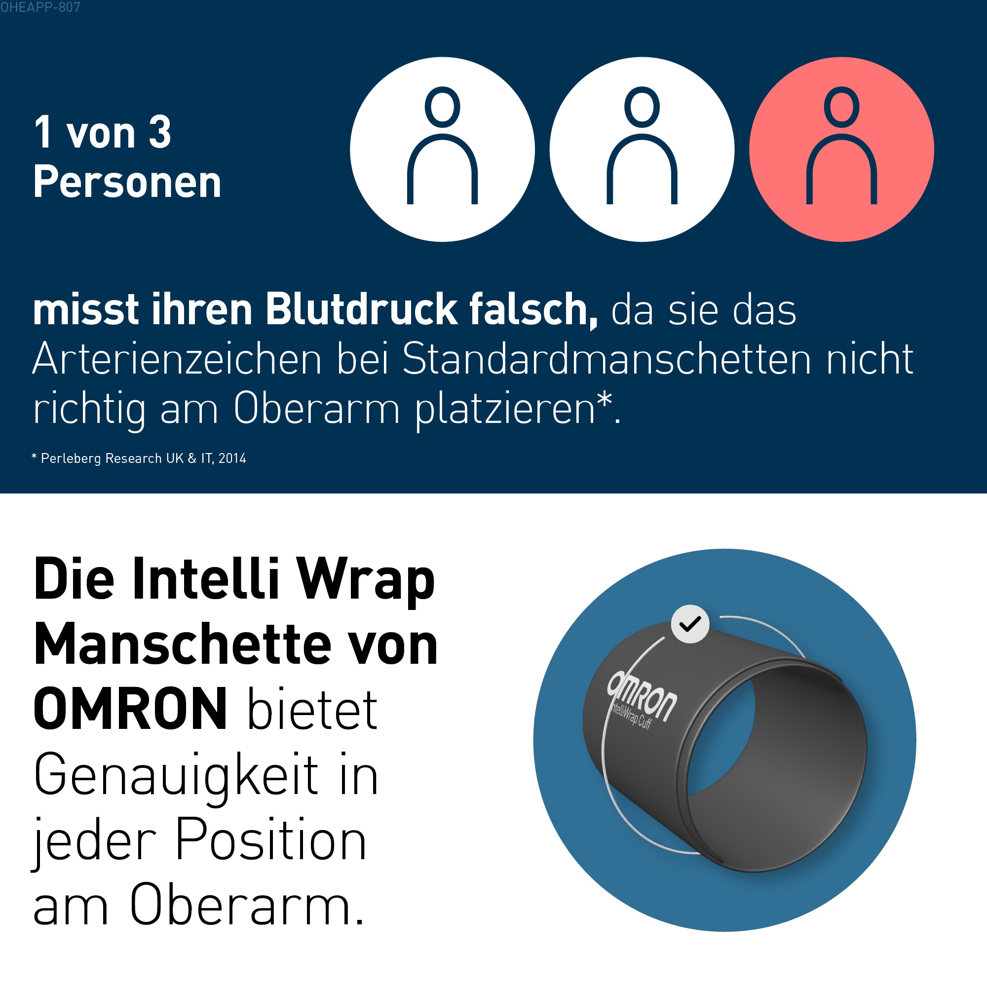 Omron Oberarm-Blutdruckmessgerät »X4 Connect AFib, mit AFib Screening bei jeder Messung und Gratis App« 2 Nutzer, mit Intelli Wrap Manschette (22-42cm), klinisch validiert