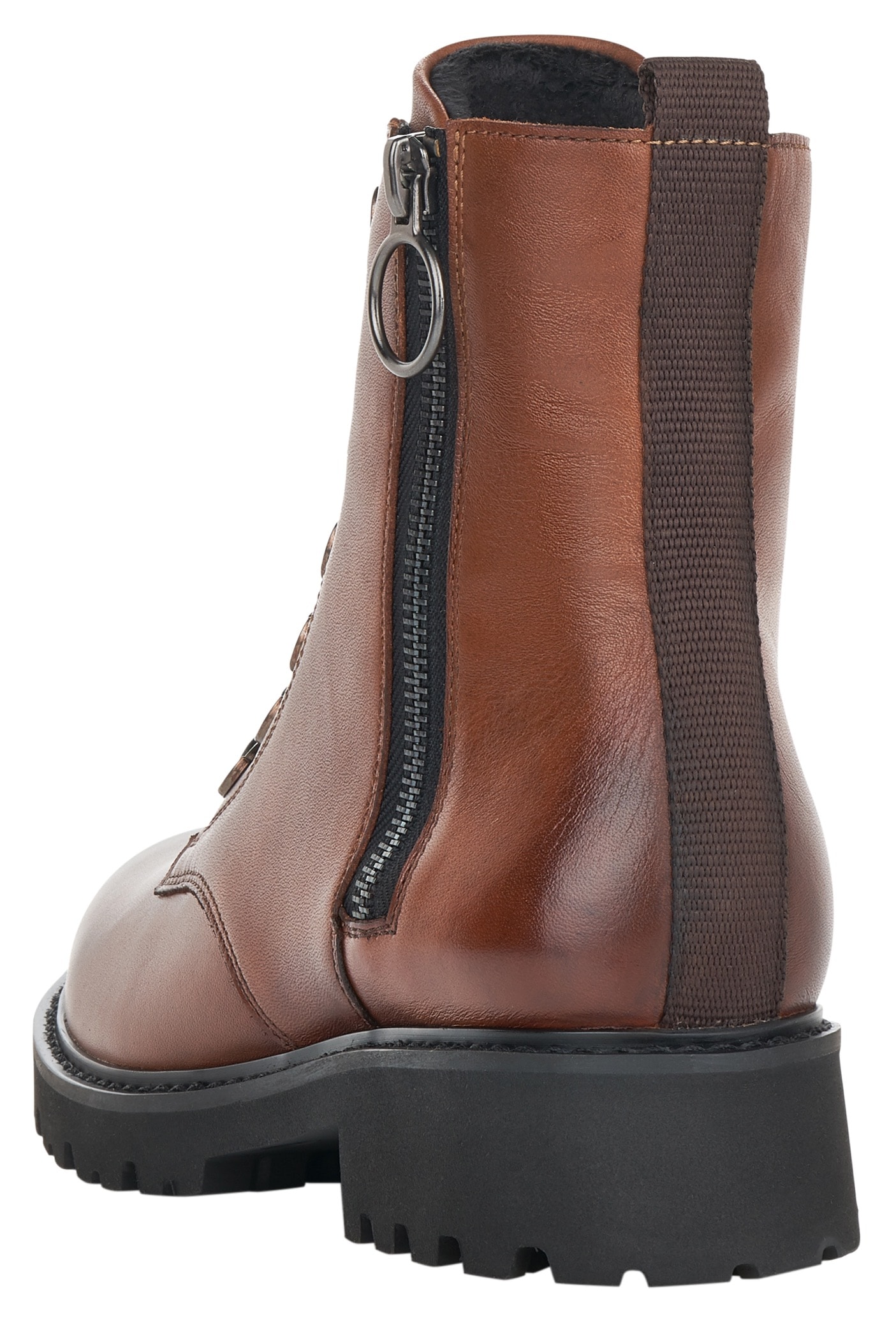 Remonte Schnürstiefelette  , Blockabsatz, Stiefelette, Schnürboots, Flats im Used Look