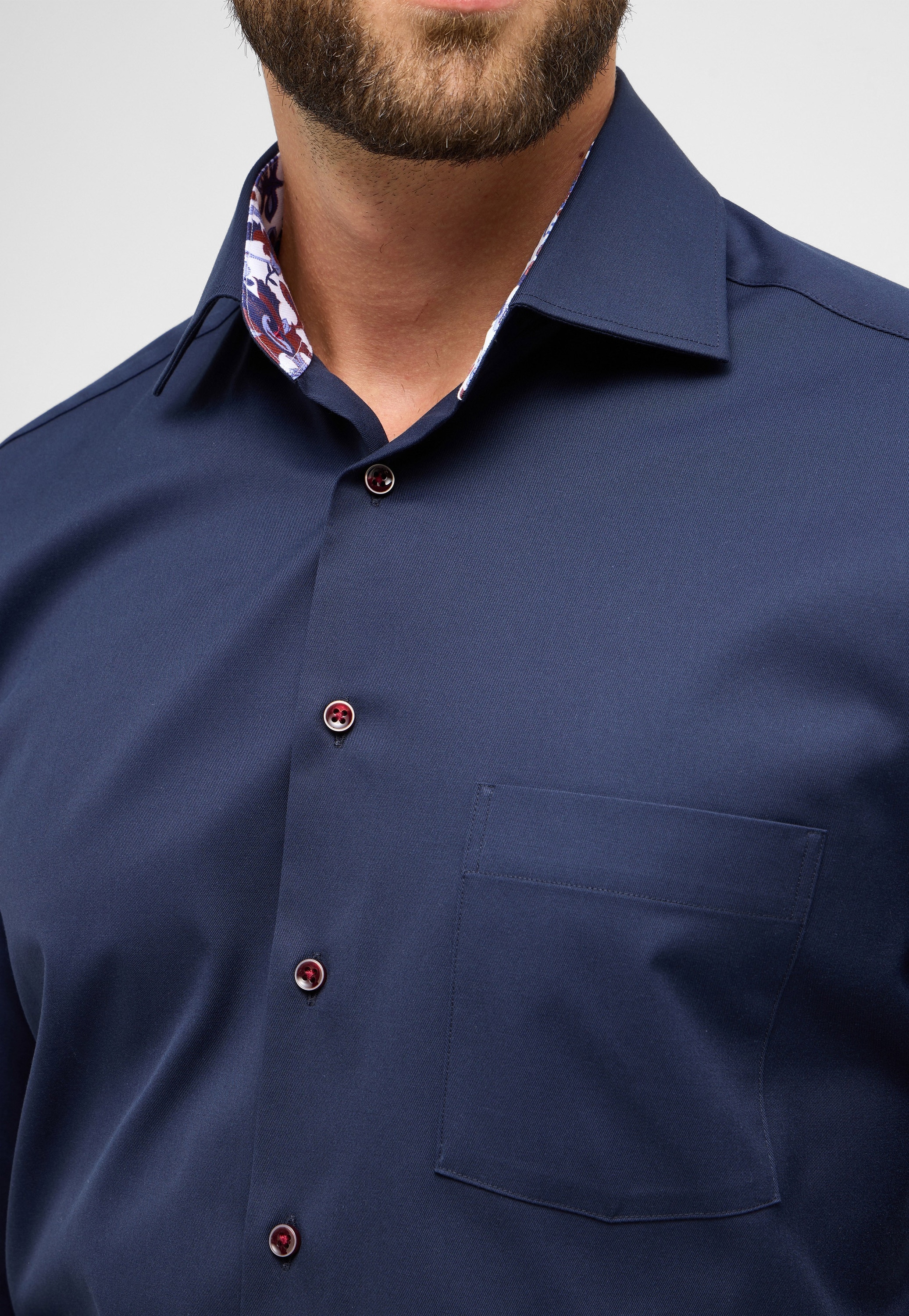 Eterna Langarmhemd »MODERN FIT«, NON IRON (bügelfrei)