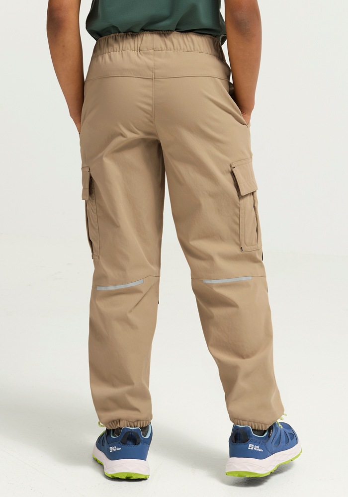 Jack Wolfskin Cargohose »CARGO PANTS K«  mit reflektierenden Details, atmungsaktiv, windabweisend