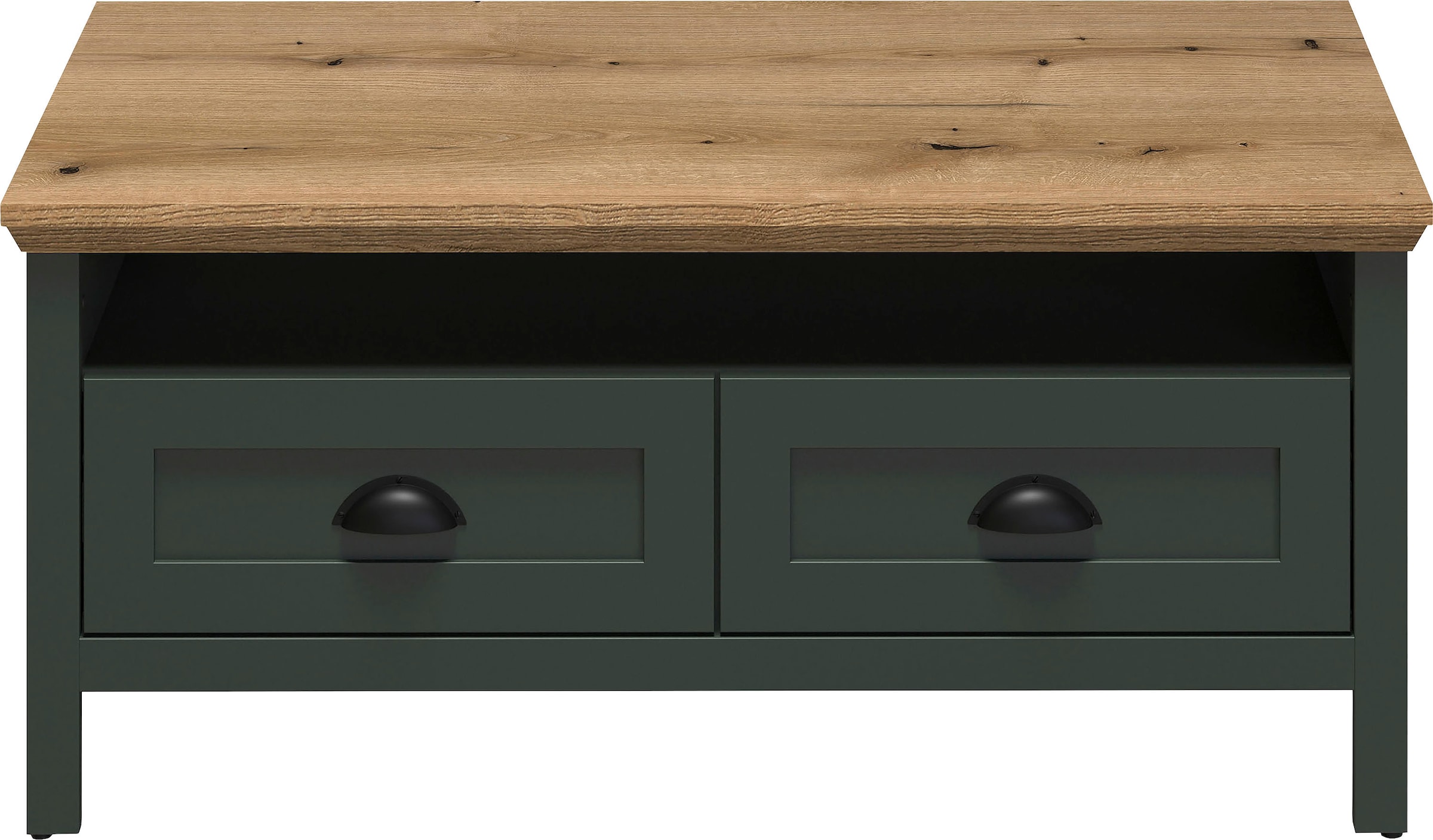 Home affaire Couchtisch »Vienna« 1 Stk. tlg. Sofatisch mit 2 Schubladen und Ablagefläche - (B/T/H) 101/60/45 cm