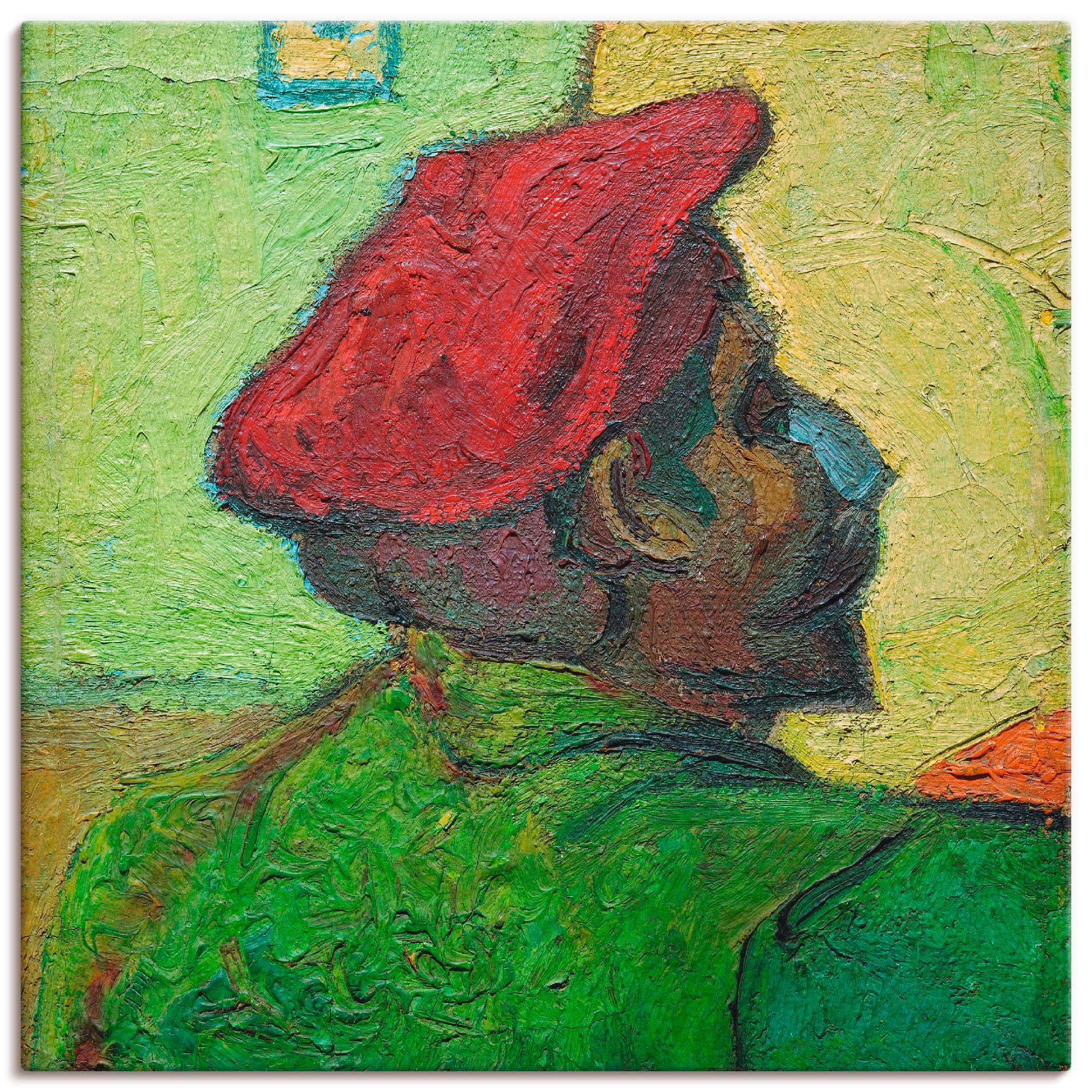 Artland Wandbild »Paul Gauguin Gemälde v. V. van Gogh«, Porträts, (1 St.), in vielen Größen & Produktarten -Leinwandbild, Poster, Wandaufkleber / Wandtattoo auch für Badezimmer geeignet