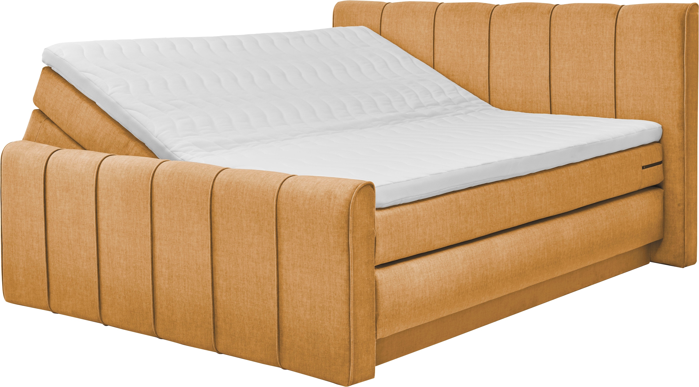 set one by Musterring Boxspringbett »Fairfield« mit Bettkasten, Kopfteil mit Keder, Breite 160 cm oder 180 cm