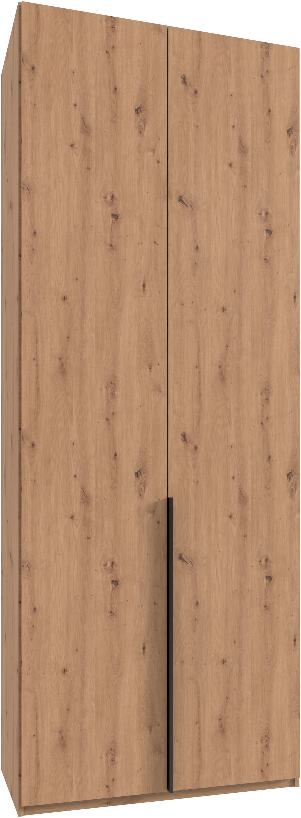 Wimex Kleiderschrank »Mugano,in 5 Breiten,2 Höhen,2 Tiefen, viele Farben, Made in Germany« in Basic oder Premium Ausstattung,  mit langen Griffen aus Metall, mit oder ohne Spiegel