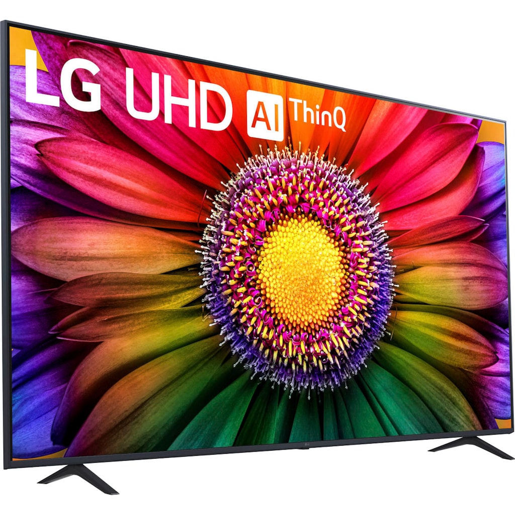 LG LED-Fernseher »75UR80006LJ«, 189 cm/75 Zoll, 4K Ultra HD, Smart-TV, UHD,α5 Gen6 4K AI-Prozessor,HDR10,AI Sound Pro,Filmmaker Mode