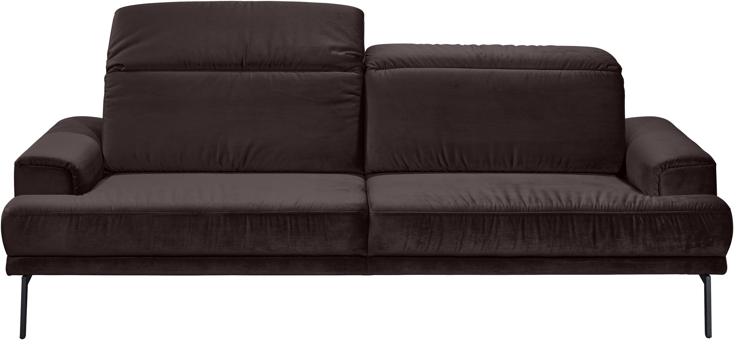 Musterring 3-Sitzer »MR 4580«, inkl. Kopf- und Sitztiefenverstellung, Fuß schwarz, B228 x T103 cm