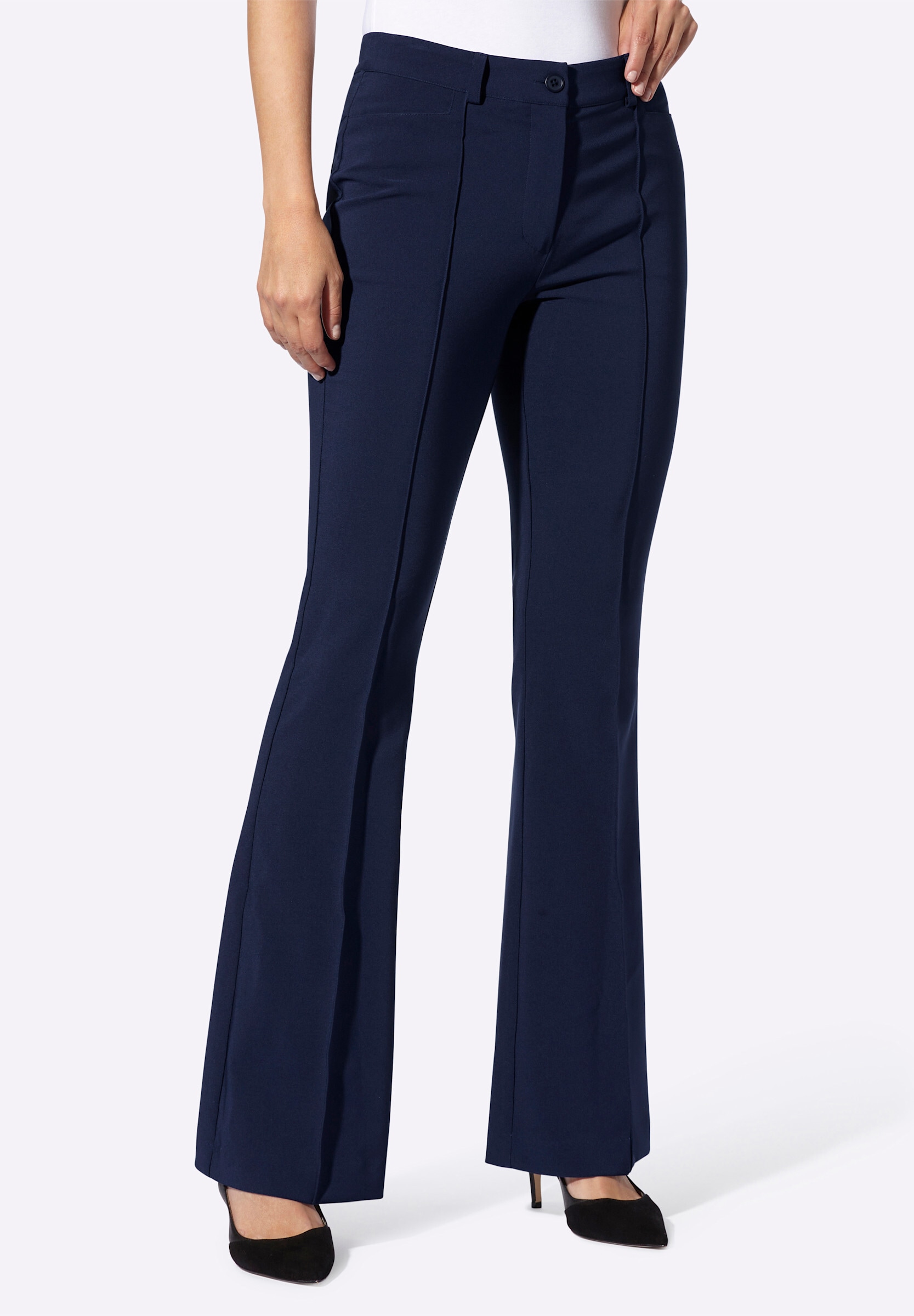 heine Bootcuthose »Bauchweg-Hose Stretch-Hose mit Biesen«