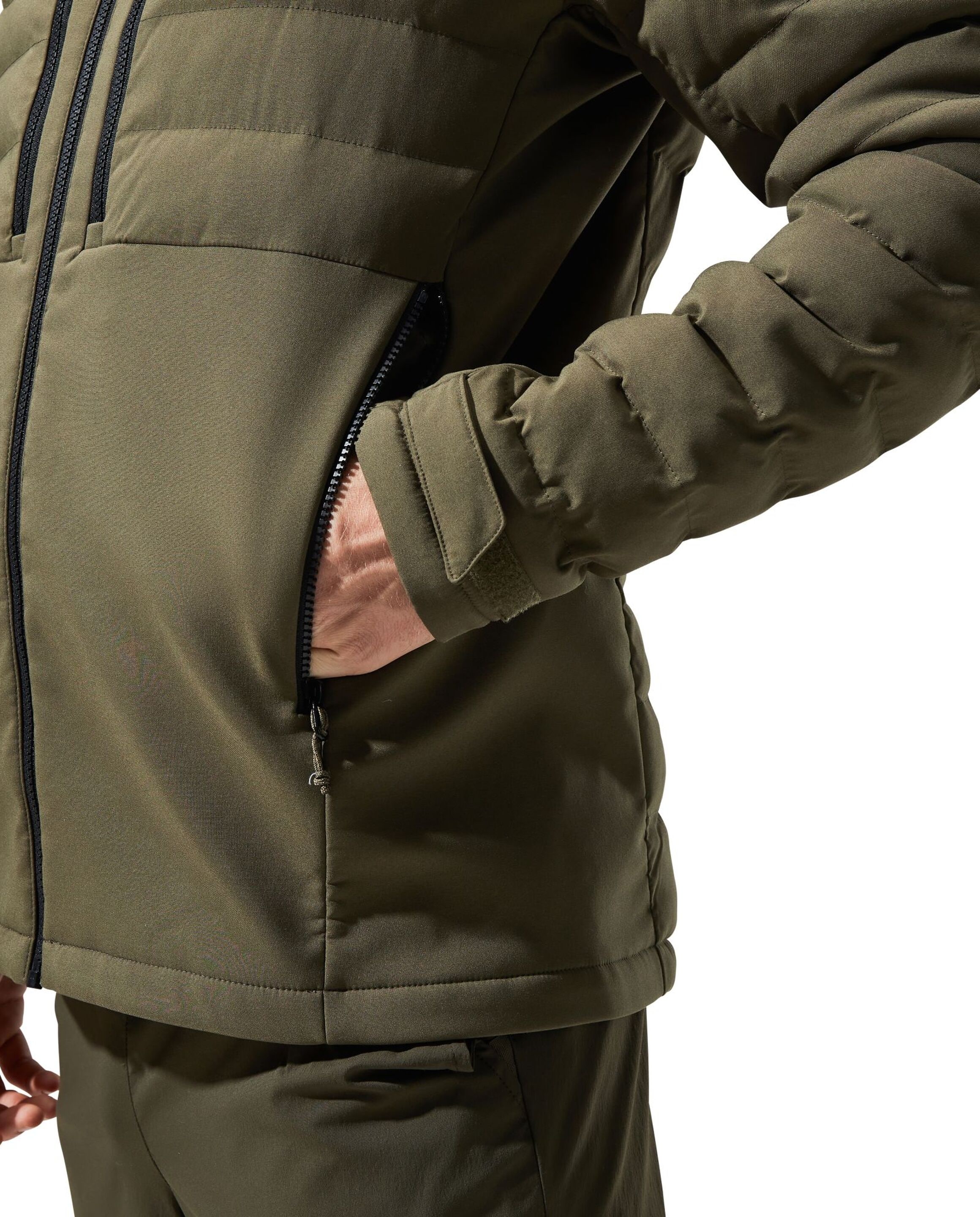 Berghaus Winterjacke »Berghaus Jacke« ohne Kapuze mit anpassbaren Ärmelbündchen