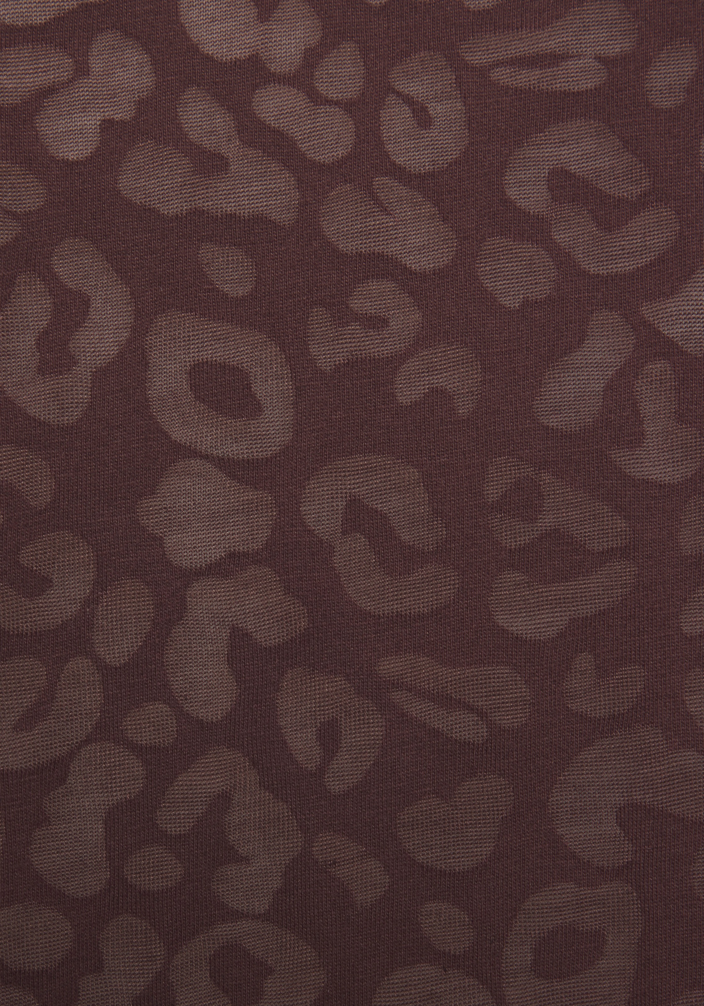 LASCANA ACTIVE Funktionstop Leo-Optik mit weitem Armausschnitt