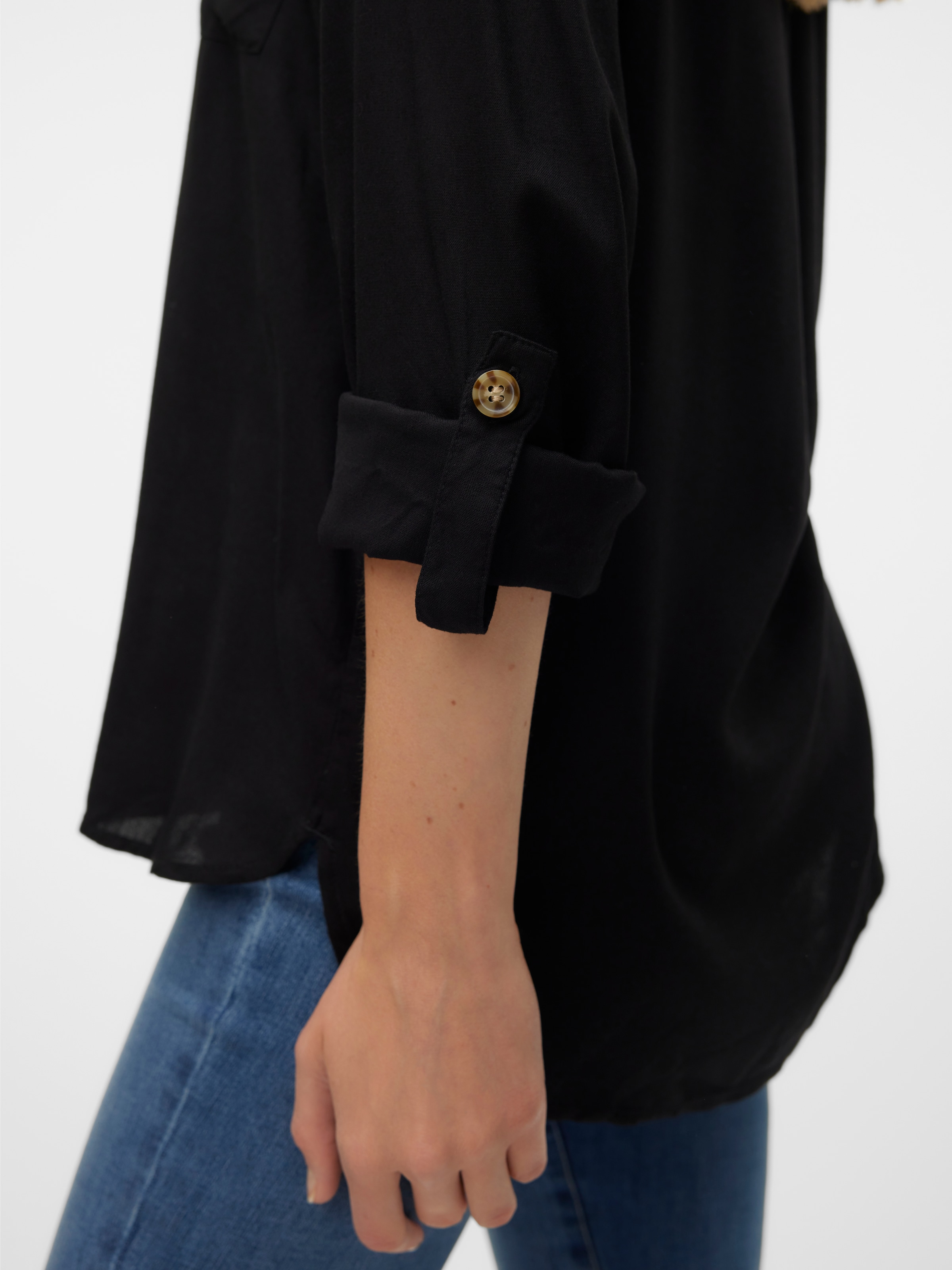 Vero Moda Hemdbluse »VMBUMPY L/S SHIRT NEW WVN GA NOOS«