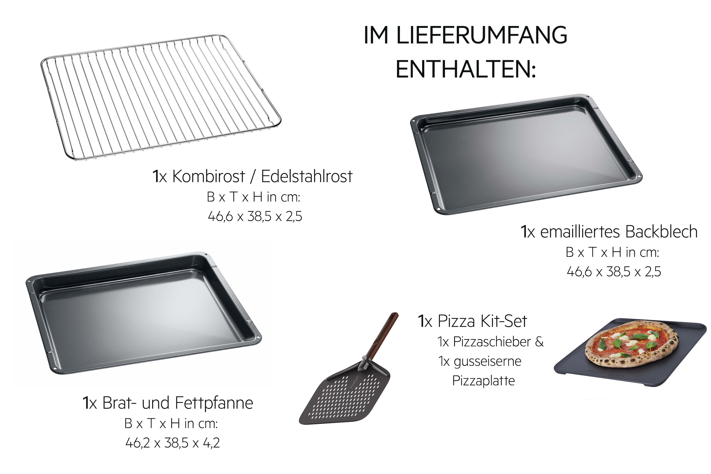 AEG Pyrolyse Backofen 7000 »TX7PB62WSB« mit Pyrolyse-Selbstreinigung Pizza-Ofen: Pizza in 150 Sek. – bei 340 °C wie im Restaurant zu Hause
