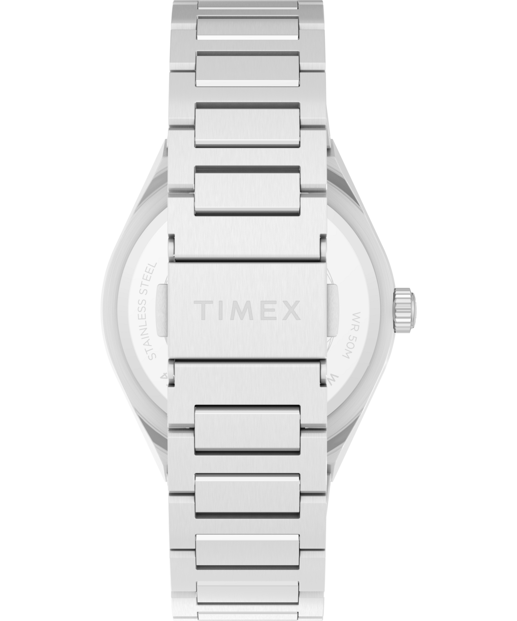 Timex Quarzuhr »CONTINENTAL« Armbanduhr, Herrenuhr, Edelstahlarmband, Datum, Leuchtzeiger