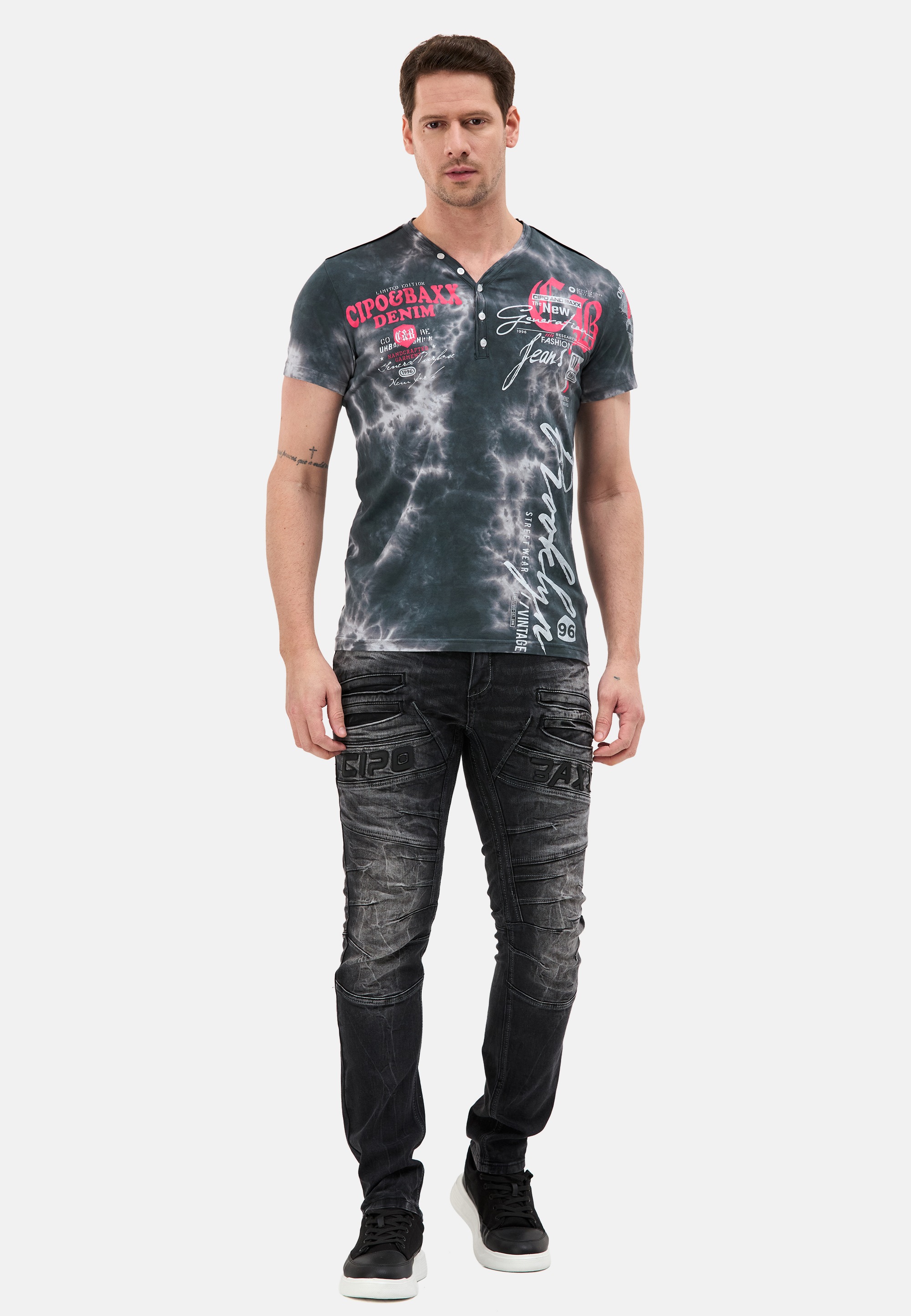 Cipo & Baxx Kurzarmshirt