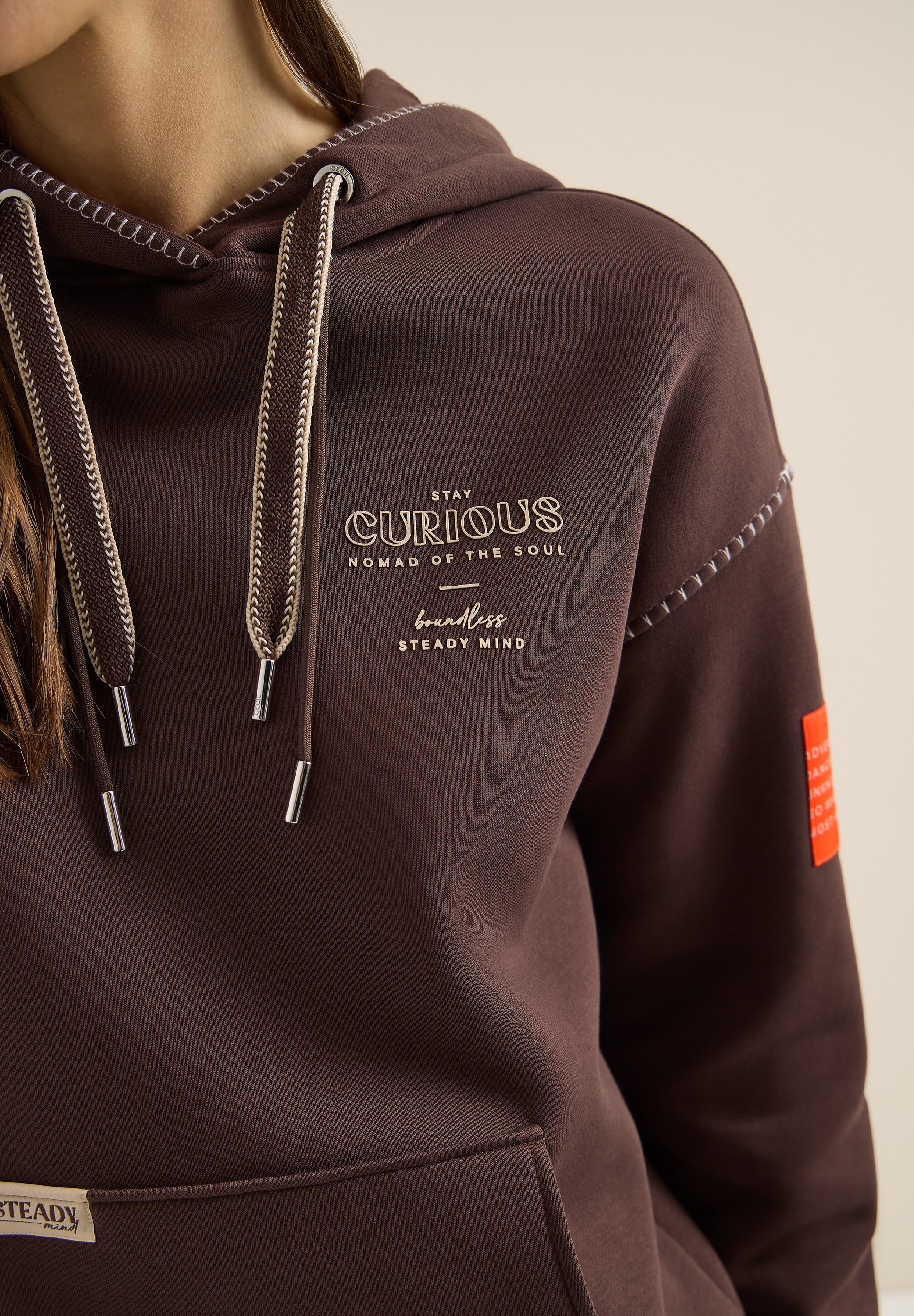 Cecil Sweatshirt , mit Kapuze
