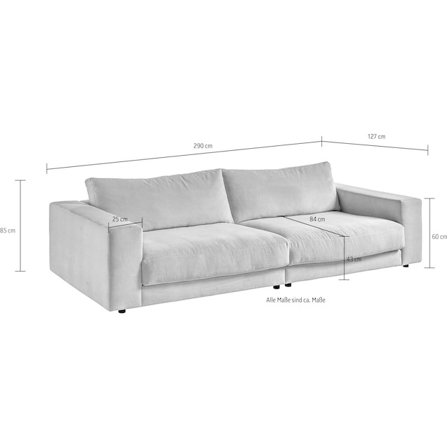 3C Candy Big-Sofa »Enisa«, Zeitloses und stylisches Loungemöbel, in Fein-  und Breitcord kaufen im OTTO Online Shop