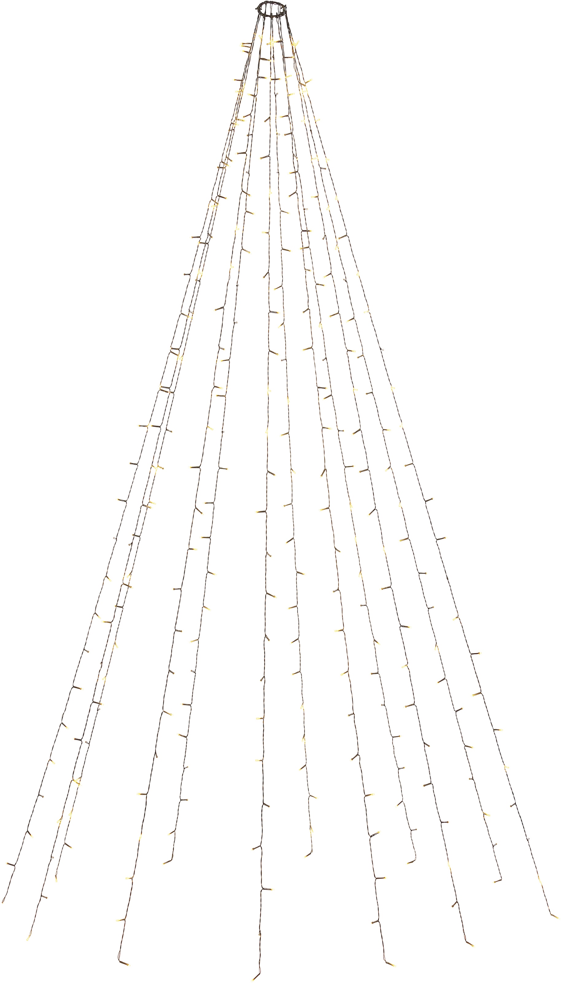 Baumvorhang, LED-Baummantel Weihnachtsdeko Online home Shop im OTTO »Maddox, aussen, Christbaumschmuck«, my Timer mit