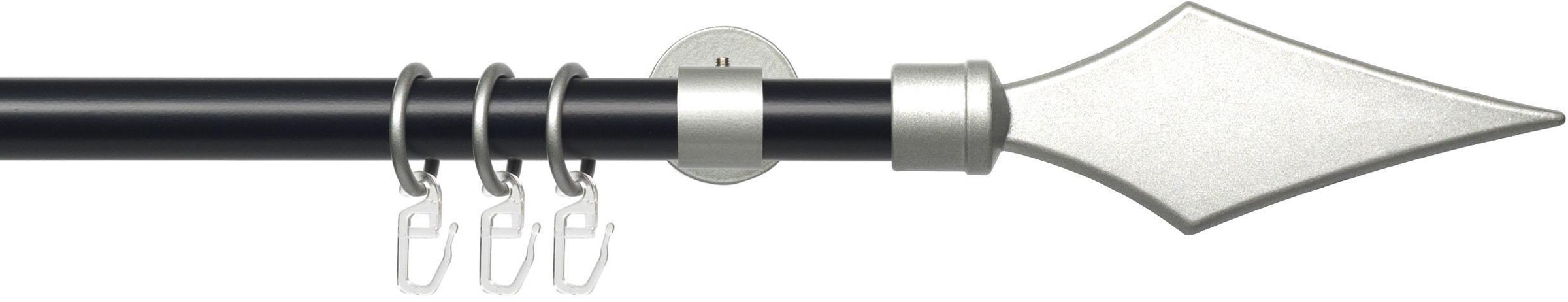 Liedeco Gardinenstange »Hektor«, 1 läufig-läufig, Fixmaß