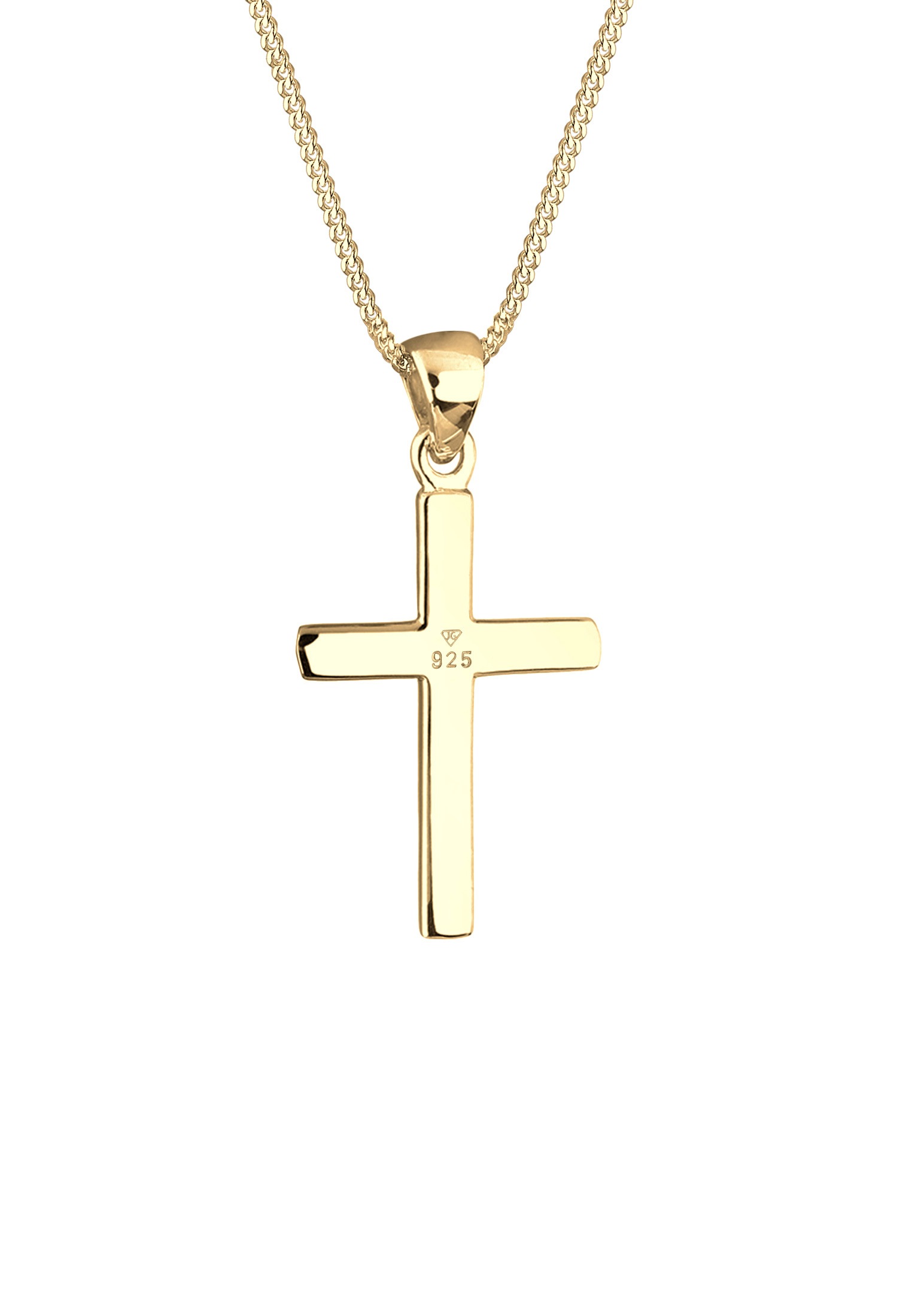 Elli Kette mit Anhänger »Halskette Kreuz Symbol Religion 925 Silber«