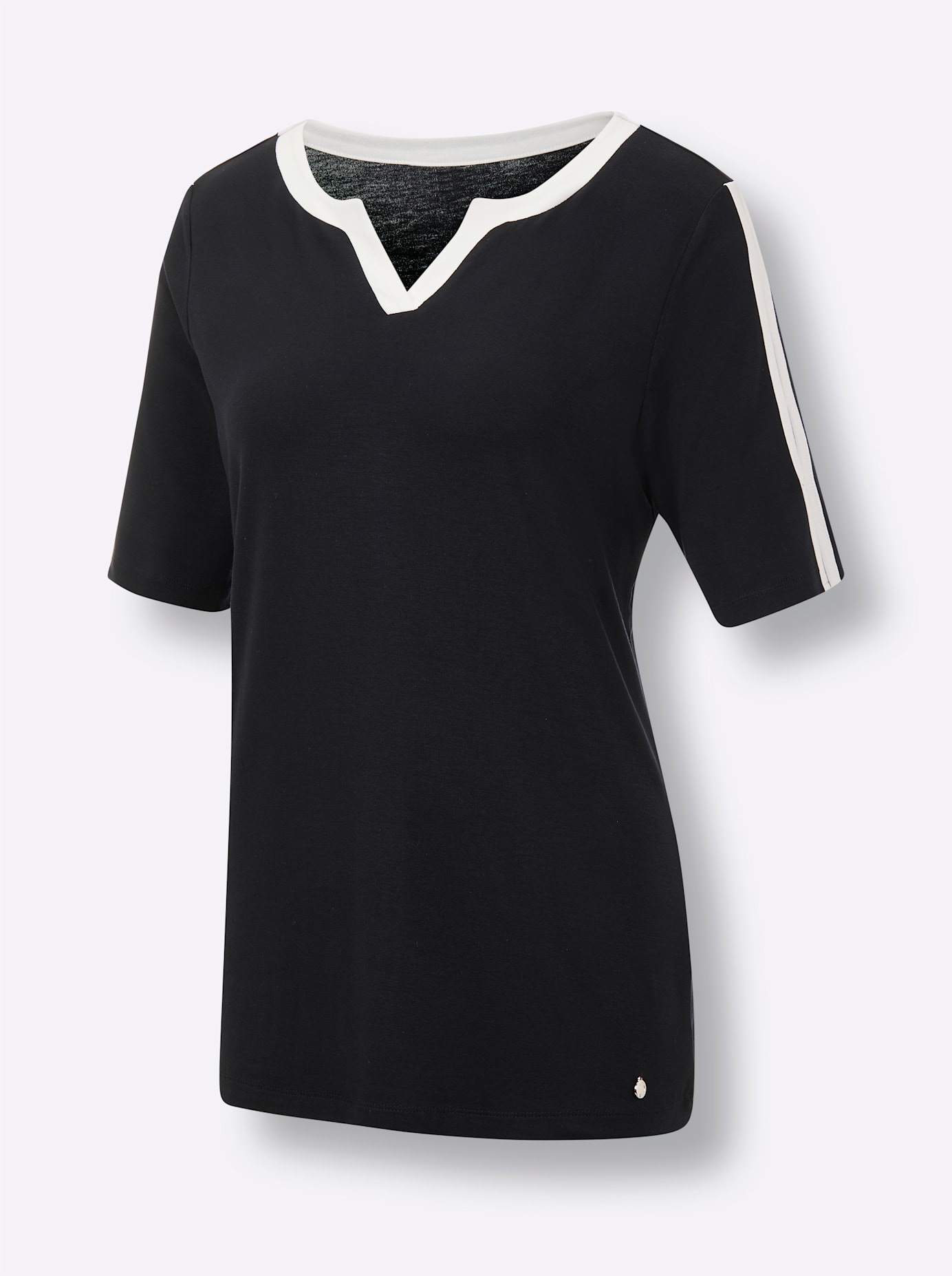 CREATION L PREMIUM Kurzarmshirt »Modal-Shirt« 1 tlg.