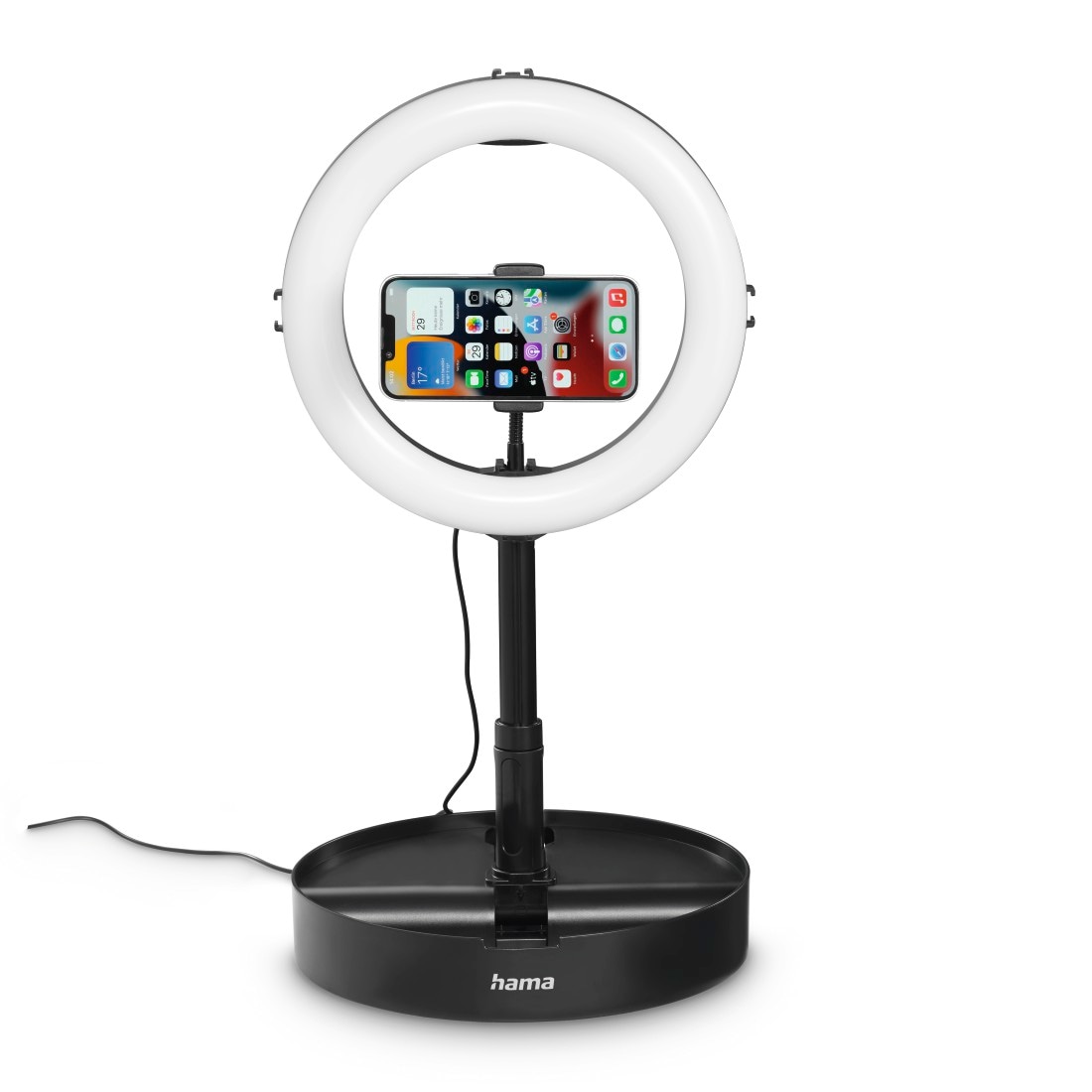für jetzt Hama mit bei Mikrofon, Ringlicht Videokonferenz« Stativ Ringleuchte bestellen »LED OTTO Handy, Webcam,