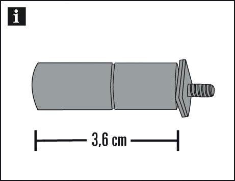 GARDINIA Gardinenstangenhalter »Deckenträger kurz«, (1 St.), Serie Einzelprogramm Chicago Ø 20 mm