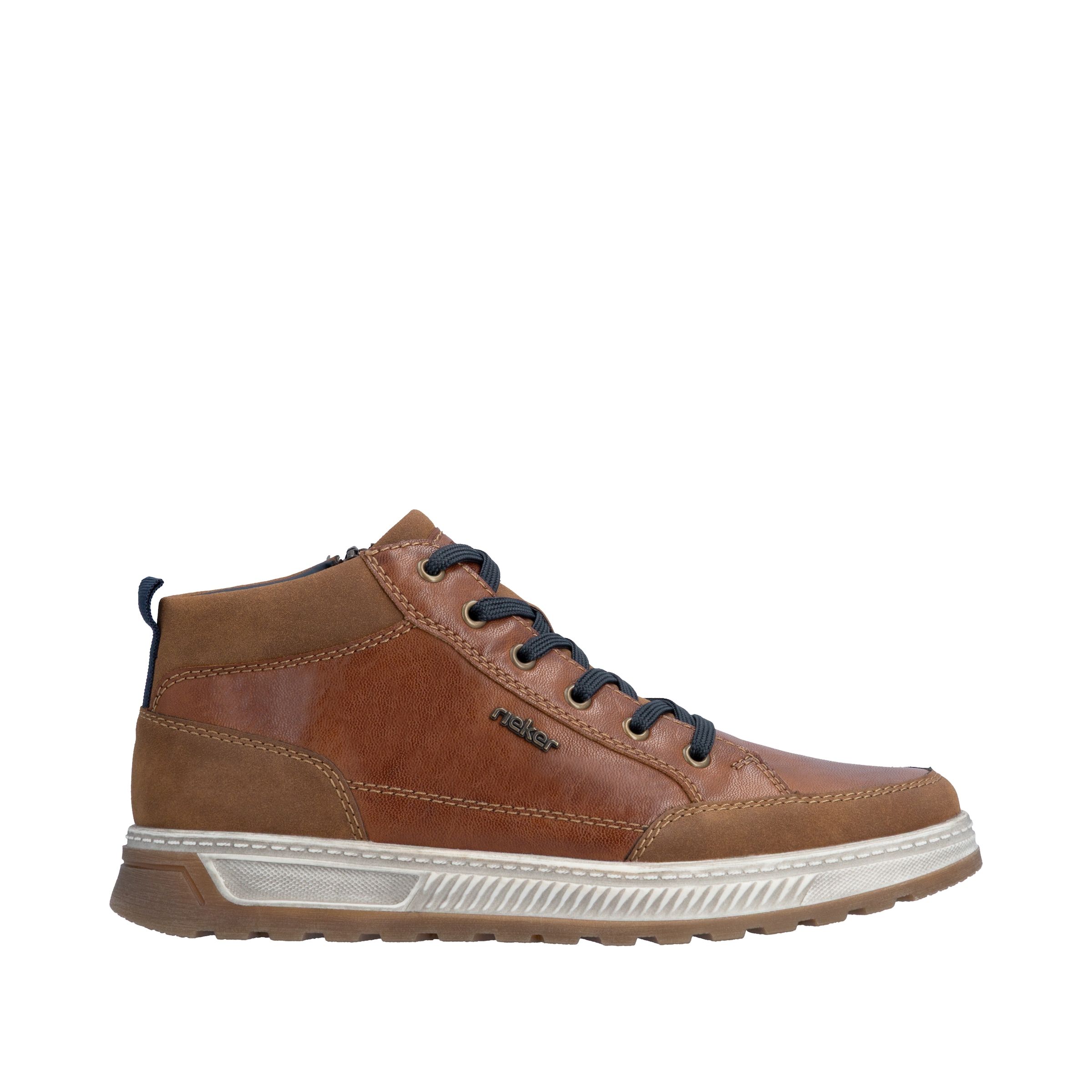 Rieker Schnürboots  High Top Sneaker, Boots mit weichem Schaftrand