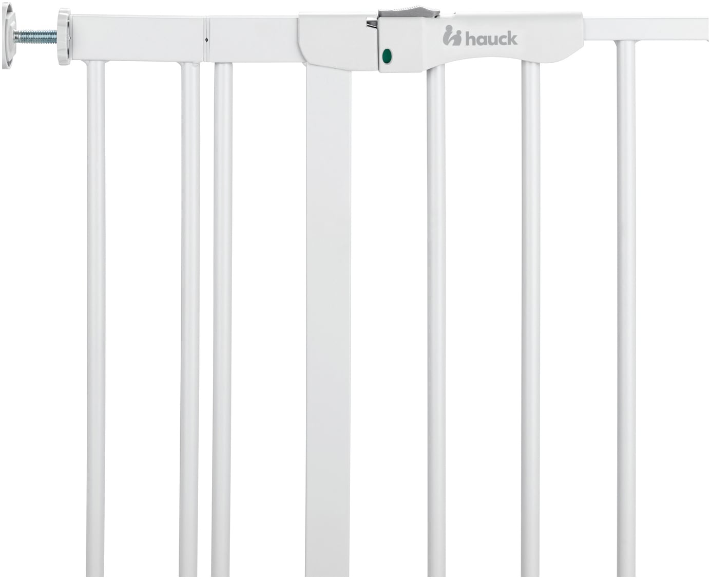 Hauck Türschutzgitter »Clear Step Autoclose 2 Set inklusive Verlängerung 9 cm, White«, auch als Treppenschutzgitter verwendbar; 84-89 cm; flacher Durchgang