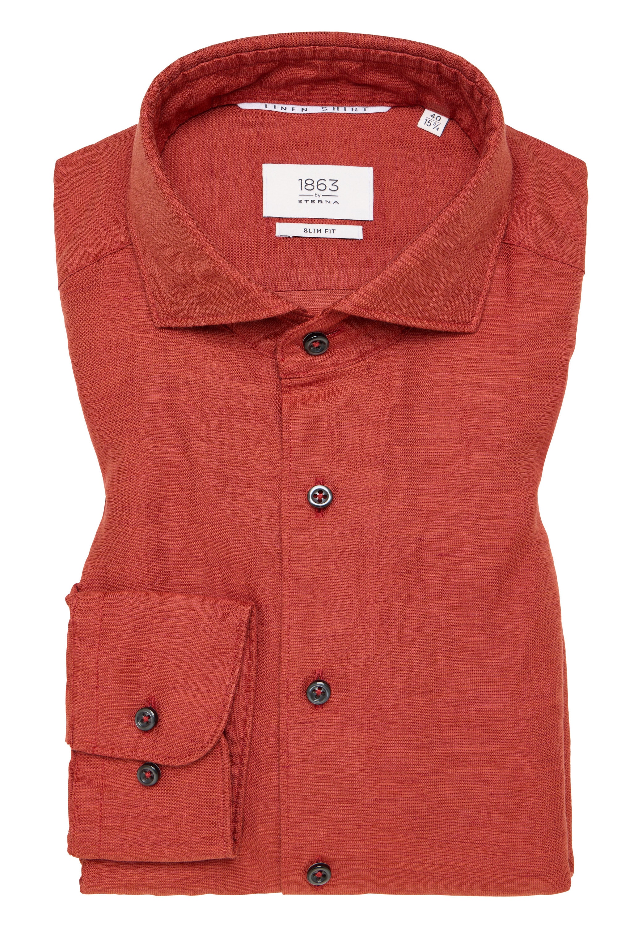 Eterna Langarmhemd »SLIM FIT«, EASY IRON (bügelleicht)