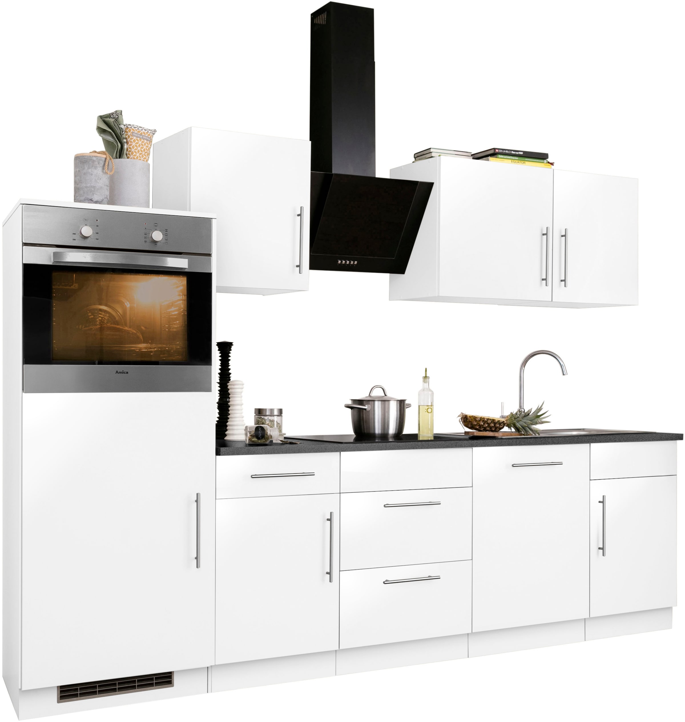 wiho Küchen Küchenzeile »Cali«, ohne E-Geräte, Breite 280 cm kaufen bei OTTO | Spülenschränke