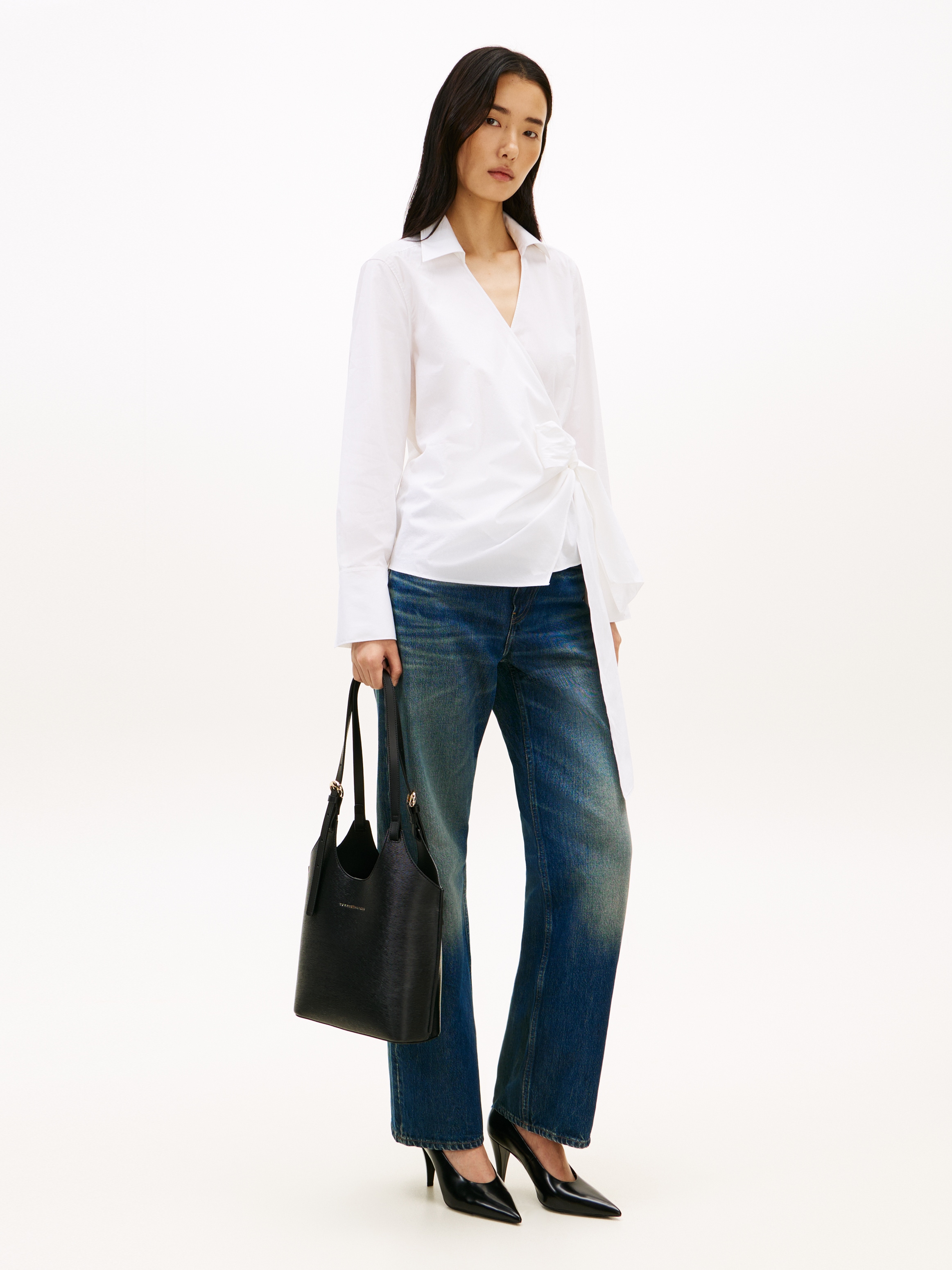 Tommy Hilfiger Tragetasche »TH MODERN MINI TOTE« Damen Handtasche, Schultertasche, Umhängetasche mit Logoschriftzug