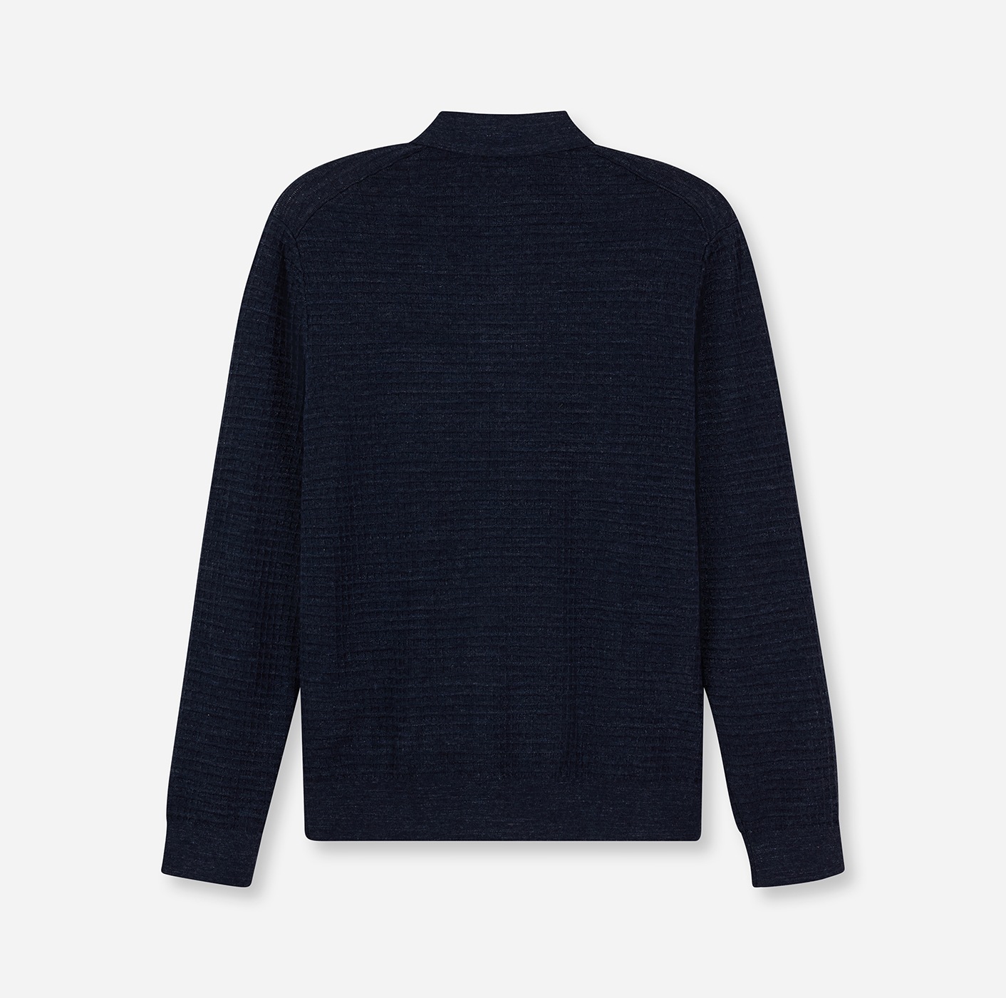 OLYMP Polokragenpullover strukturiert, normale Passform
