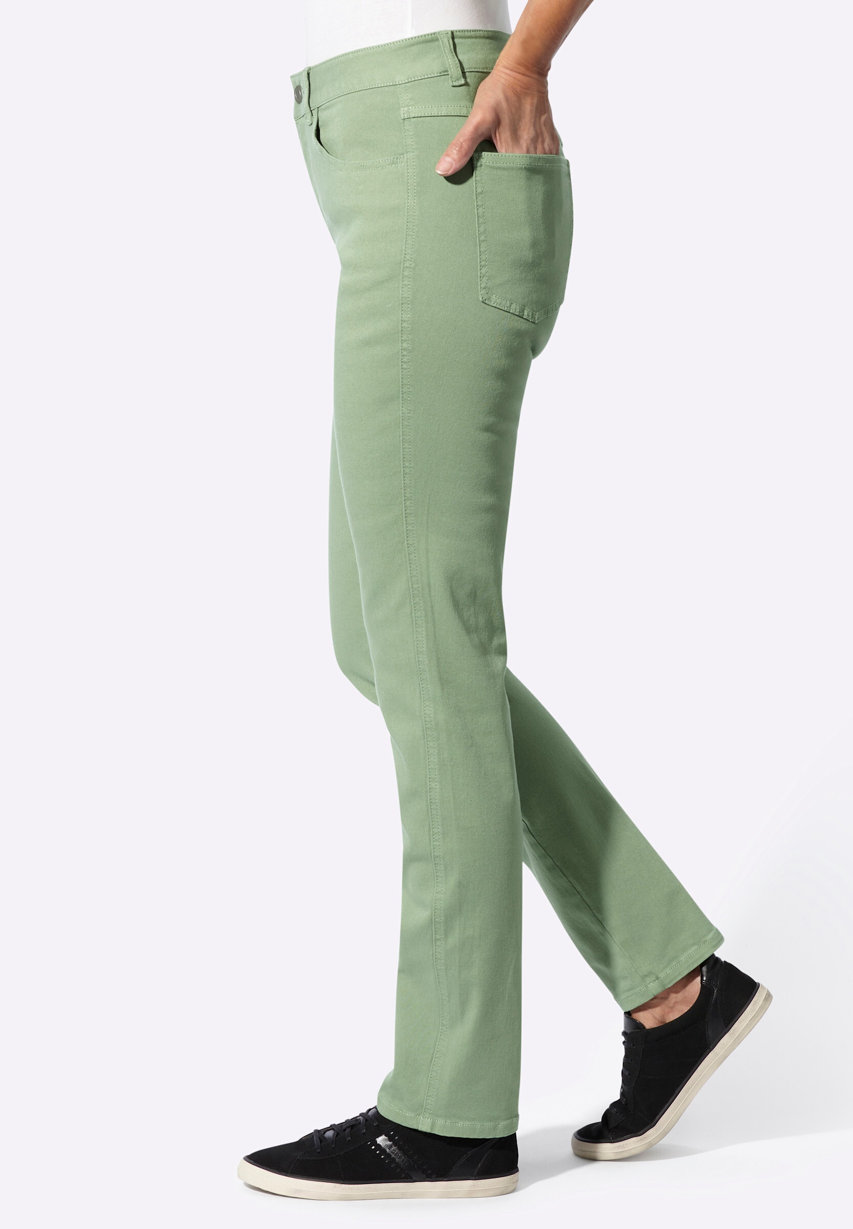 Sieh an! Bequeme Jeans »Twill-Jeans Röhrenjeans in Twill-Qualität«